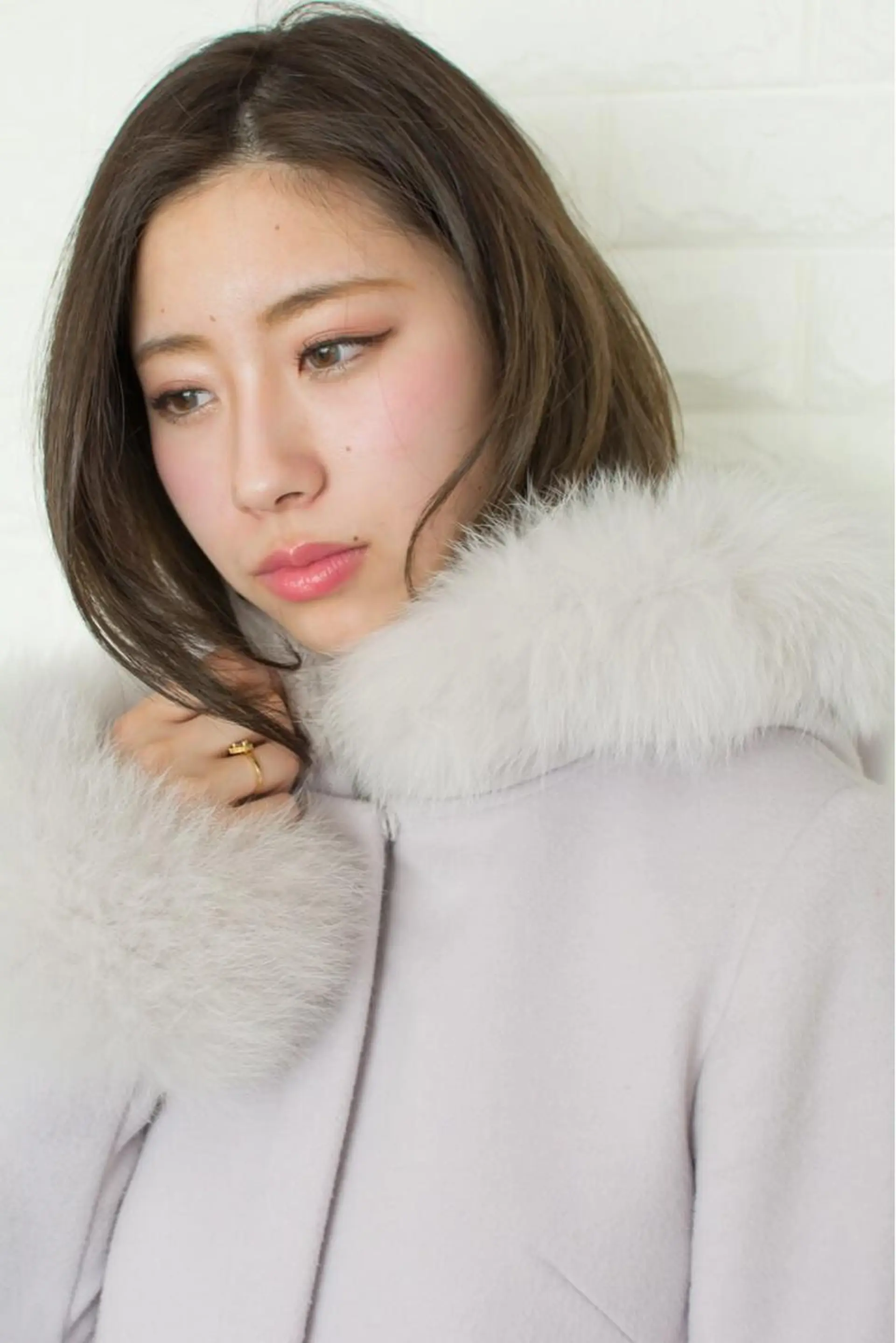 ミディアム カラー アッシュ グレージュ カット ヘアカラー トリートメント 斉藤 正敏のその他イメージ