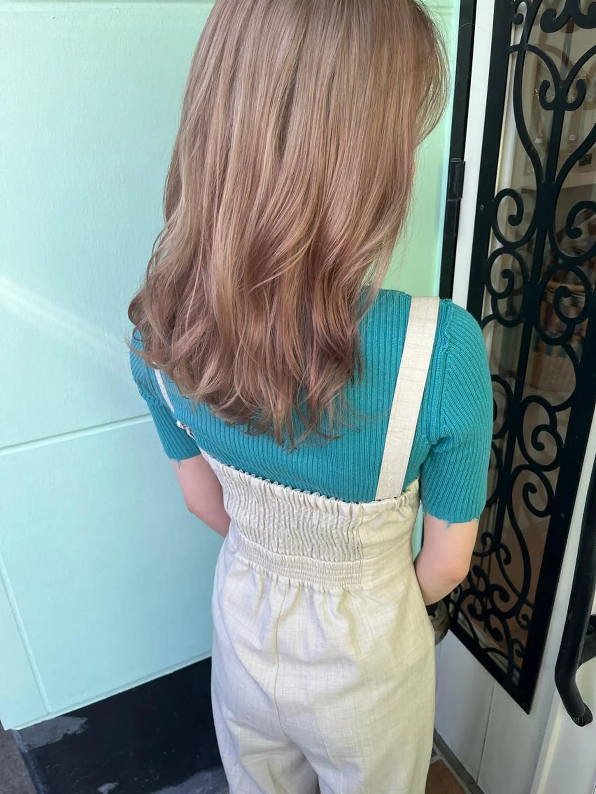 ロング カラー バレイヤージュ ブリーチ ケアブリーチ 透明感カラー デザインカラー 💙ルル💙 ハイトーン/レイヤーのヘアスタイル