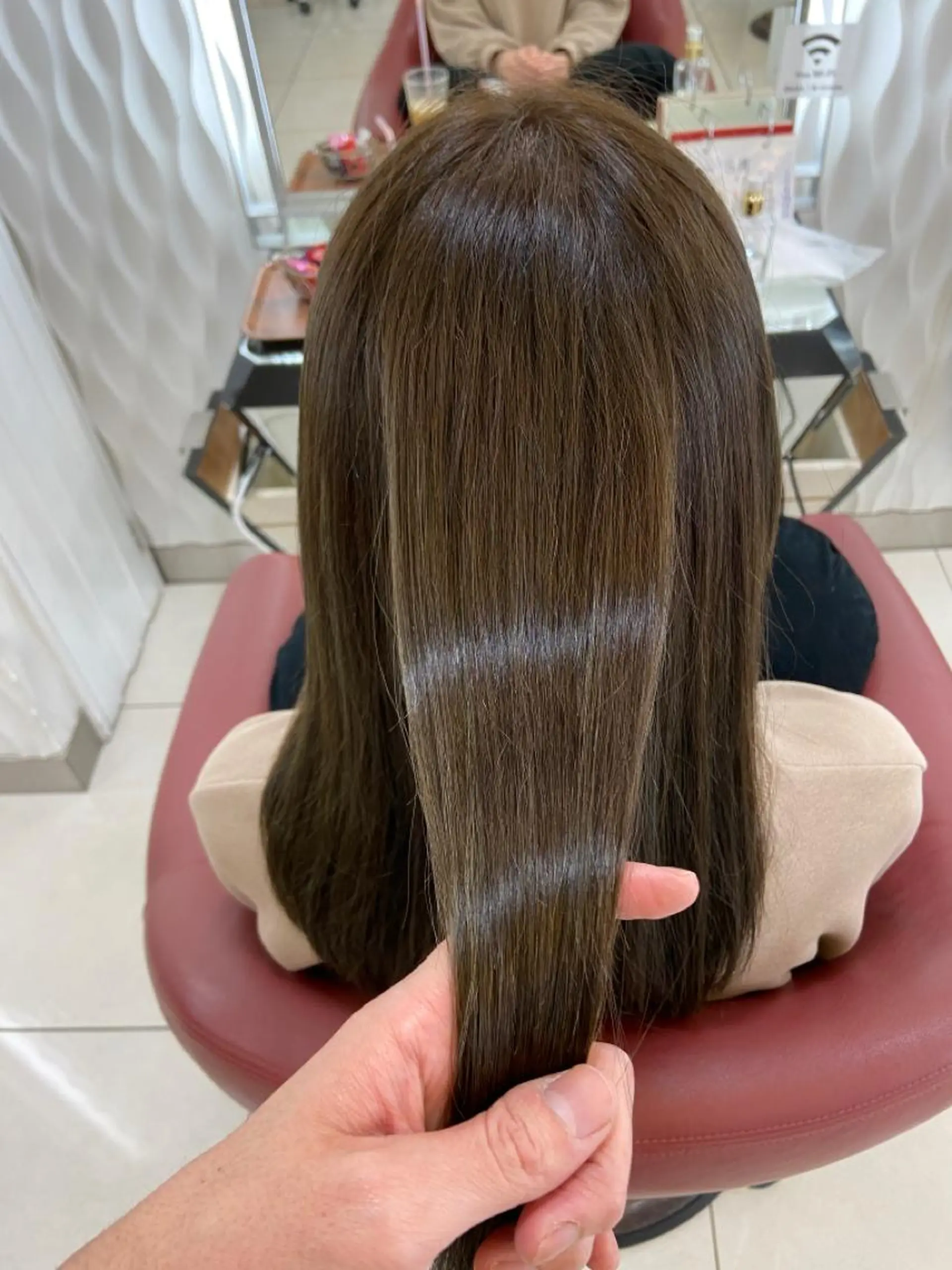 セミロング カラー 【髪質改善×カラー】 QUALIS沓掛貴浩のヘアスタイル