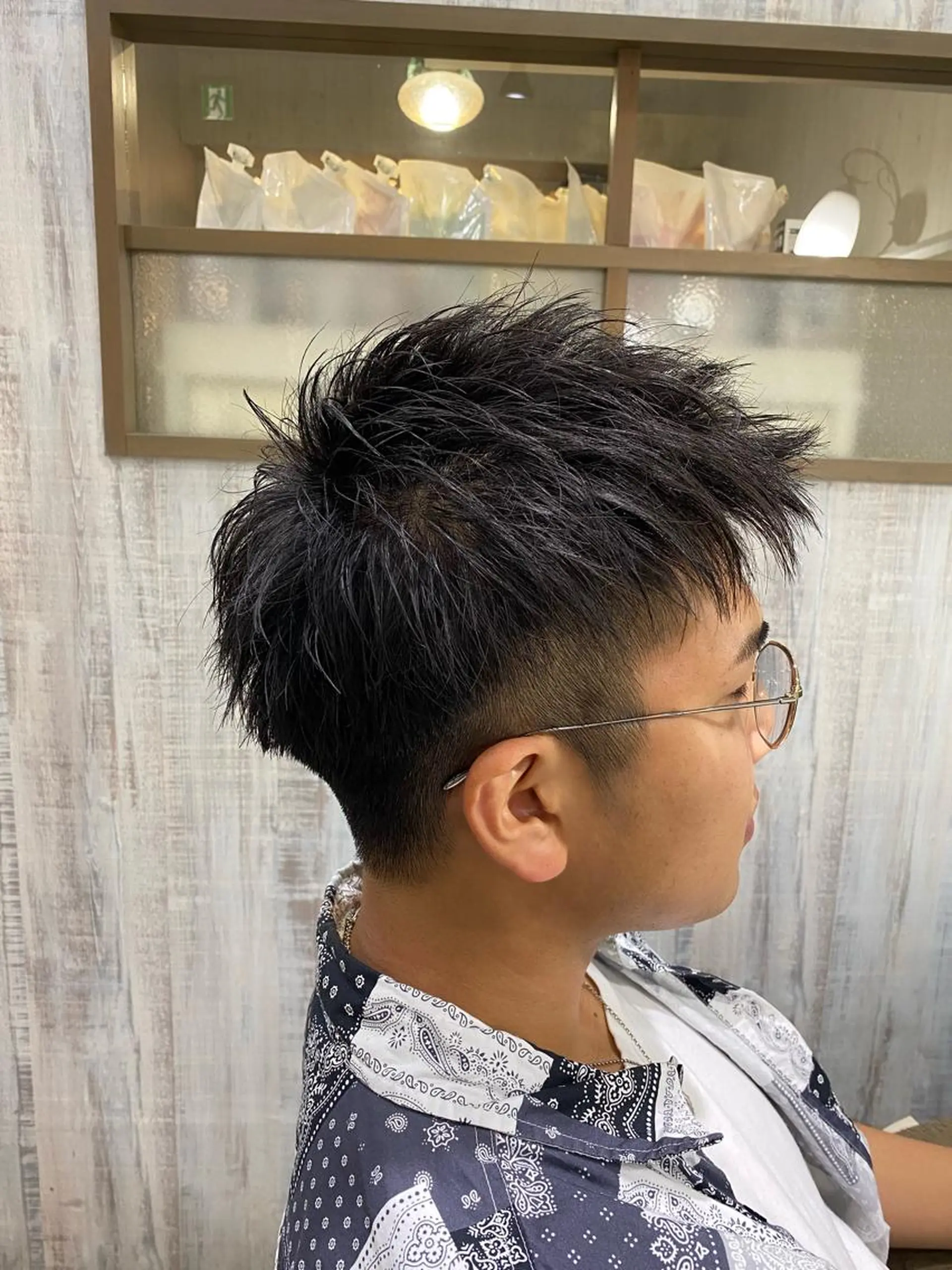 メンズ カット イシジマ タカナリのヘアスタイル