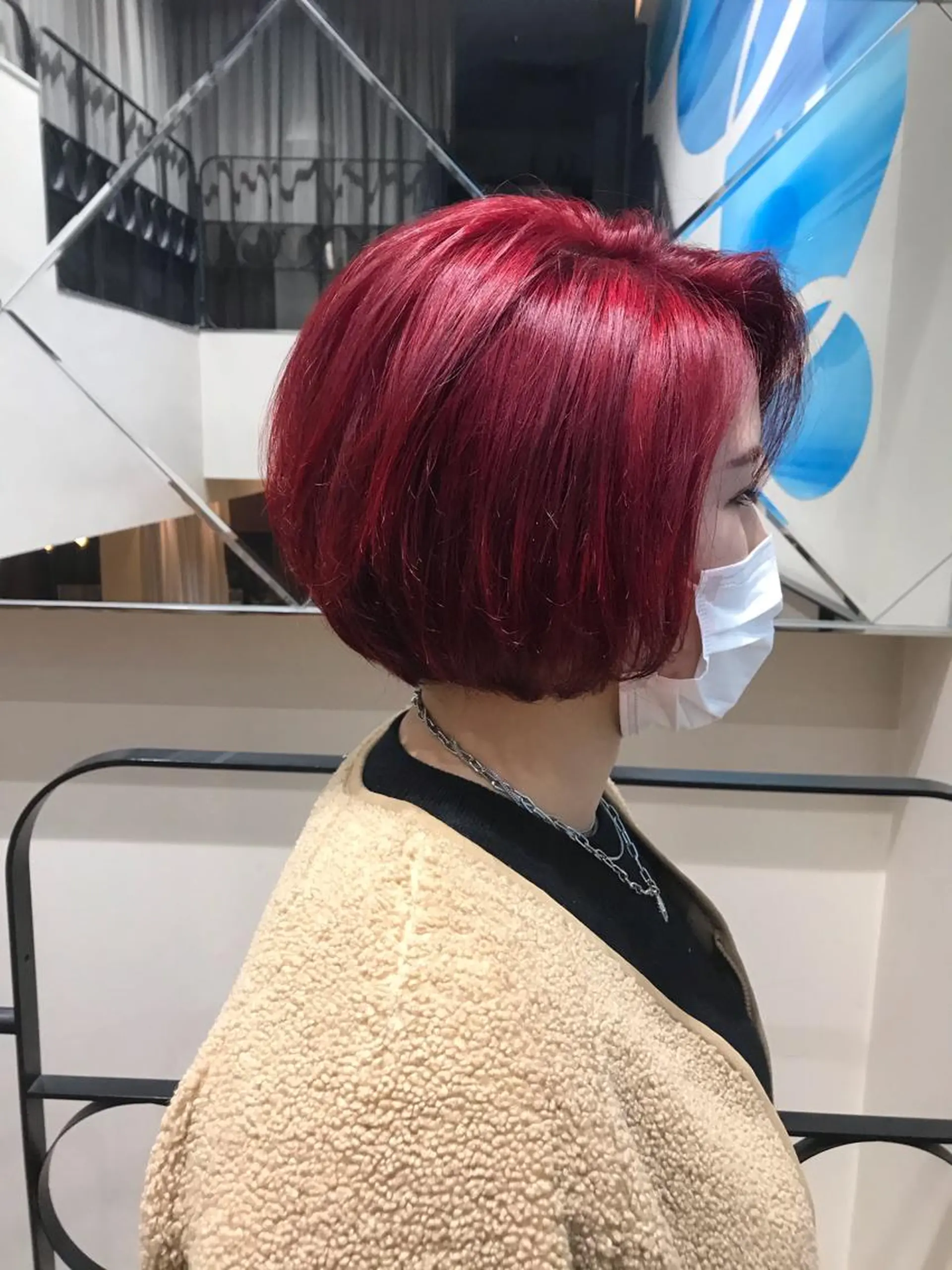 ショート カラー レッドカラー Rondo岐阜公式/ 岐阜No.1髪質改善のヘアスタイル