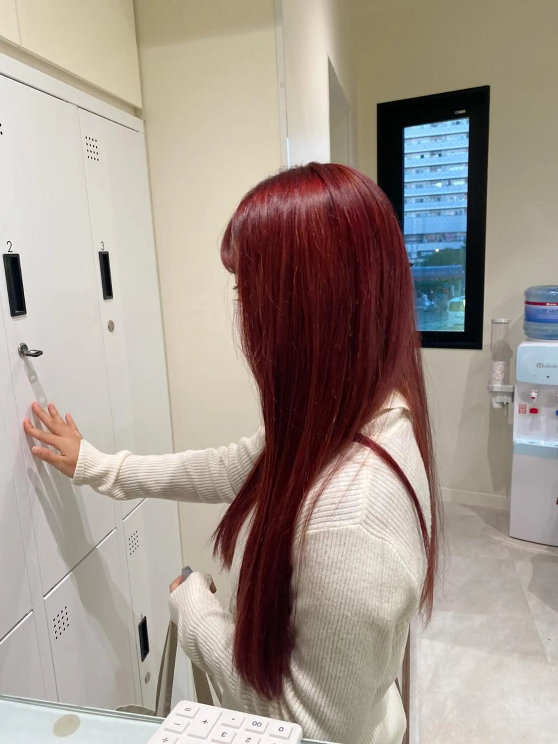 カラー ブリーチ ダブルカラー カット ヘアカラー トリートメント 暖色カラー /ヘアアレンジ/花鈴のヘアスタイル