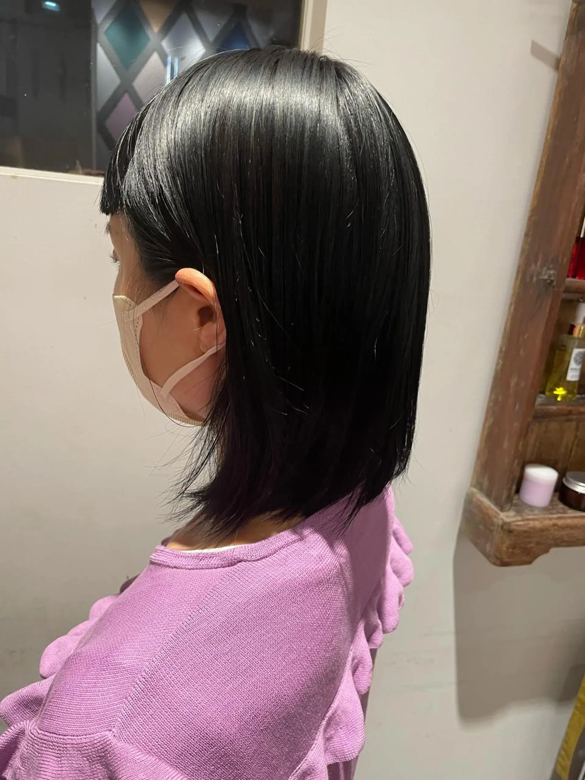 カラー ブルーカラー 透明感カラー カット トリートメント 内藤 すずなのヘアスタイル