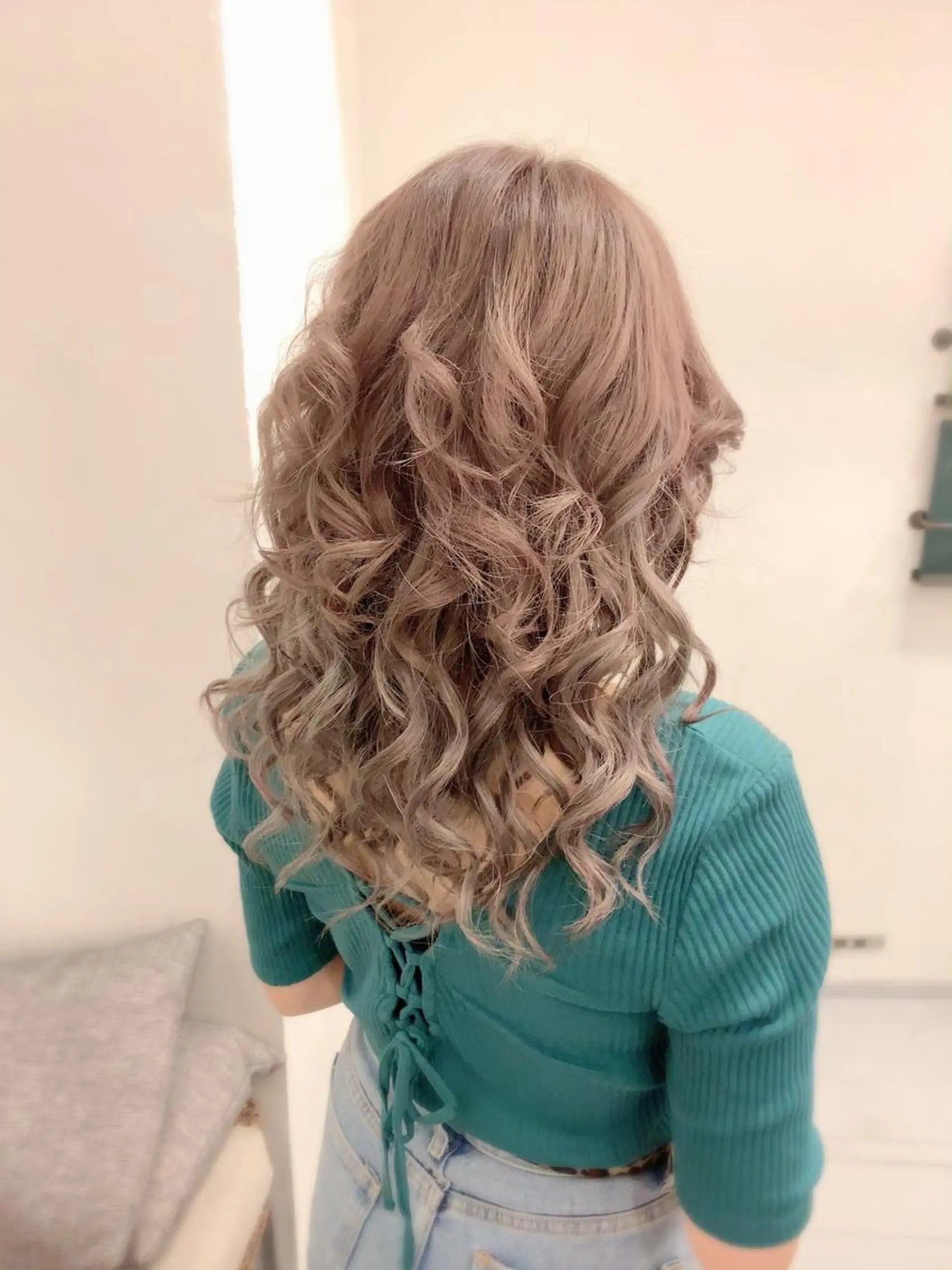 セミロング カラー エクステ カット エクステ 🍀Moda by Grande🍀のヘアスタイル