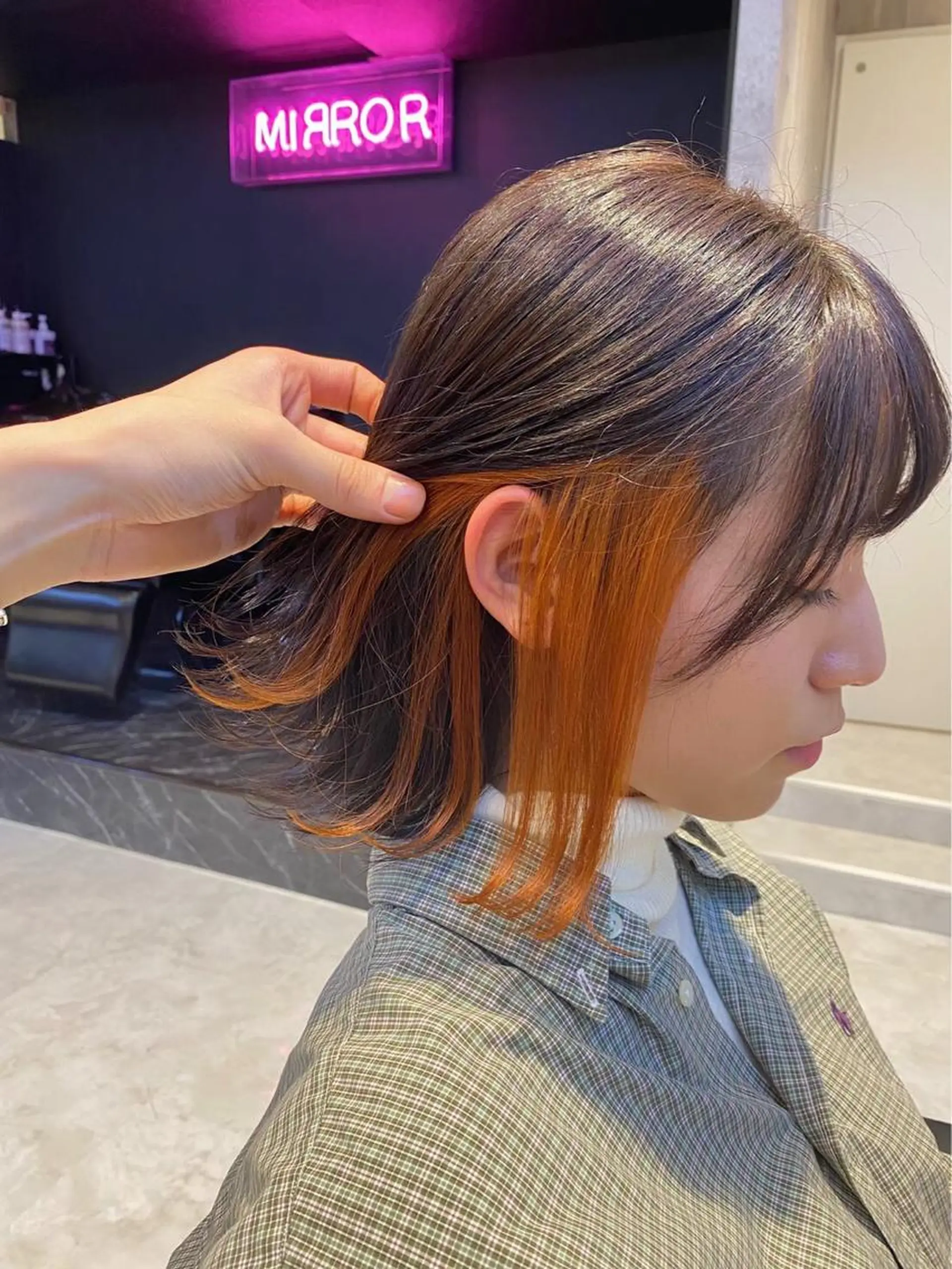 ミディアム カラー ヘアカラー 🎀🐰堀川 智史🐰🎀のヘアスタイル