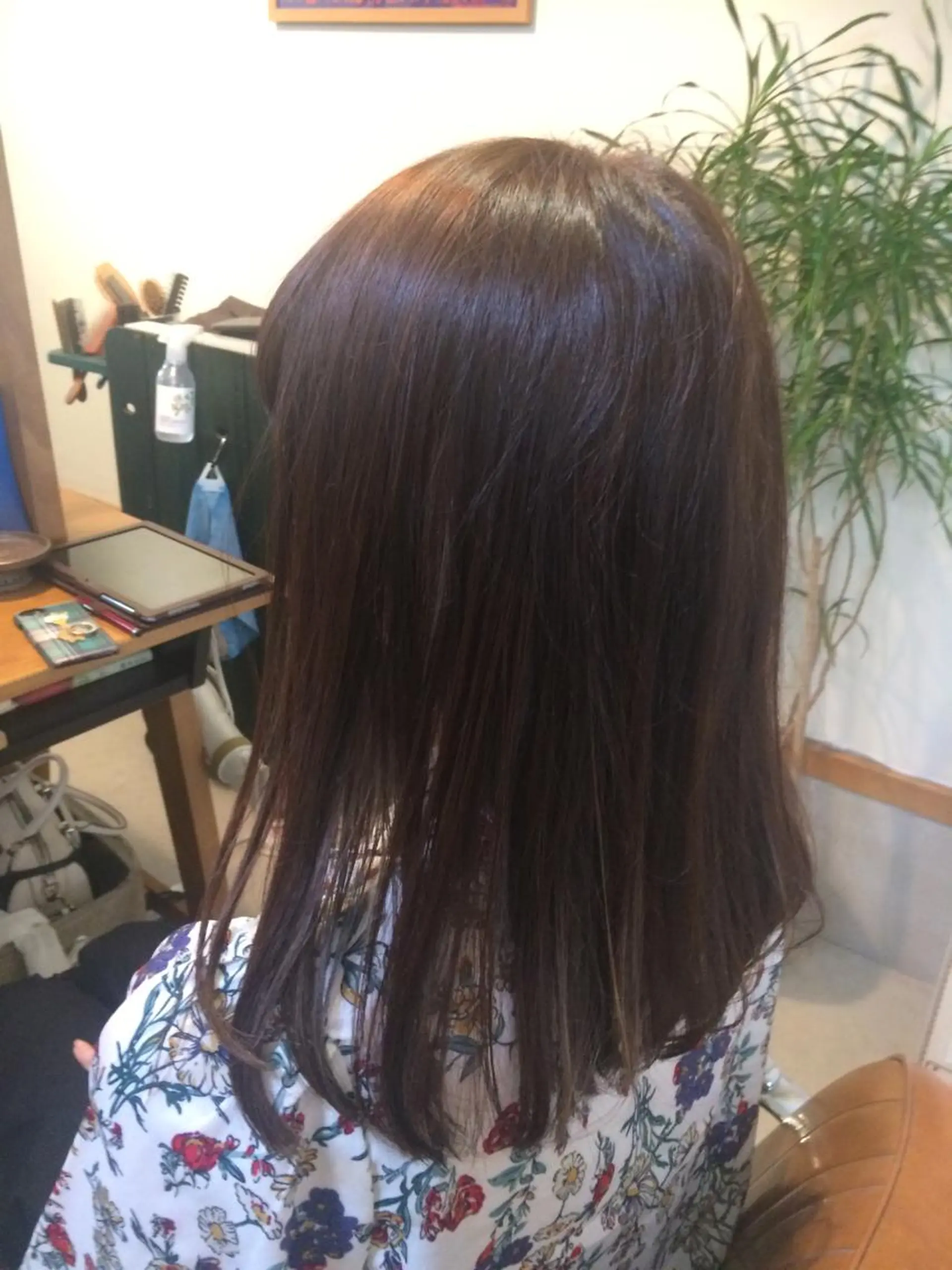 ロング カラー 縮毛矯正 トリートメント ruearle所属・たつや ・のヘアスタイル