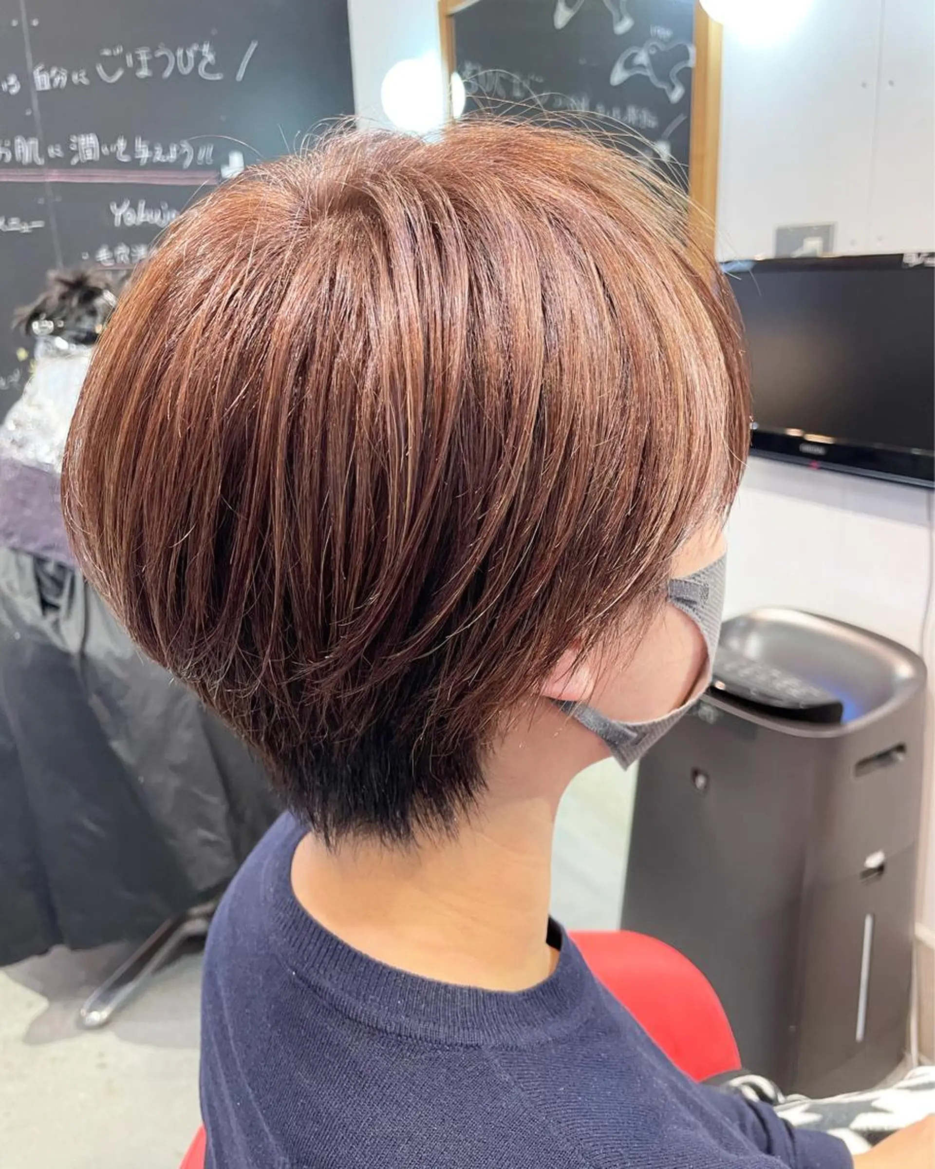 ショート カラー カット ヘアカラー トリートメント SEAGULLIII 本通店のヘアスタイル