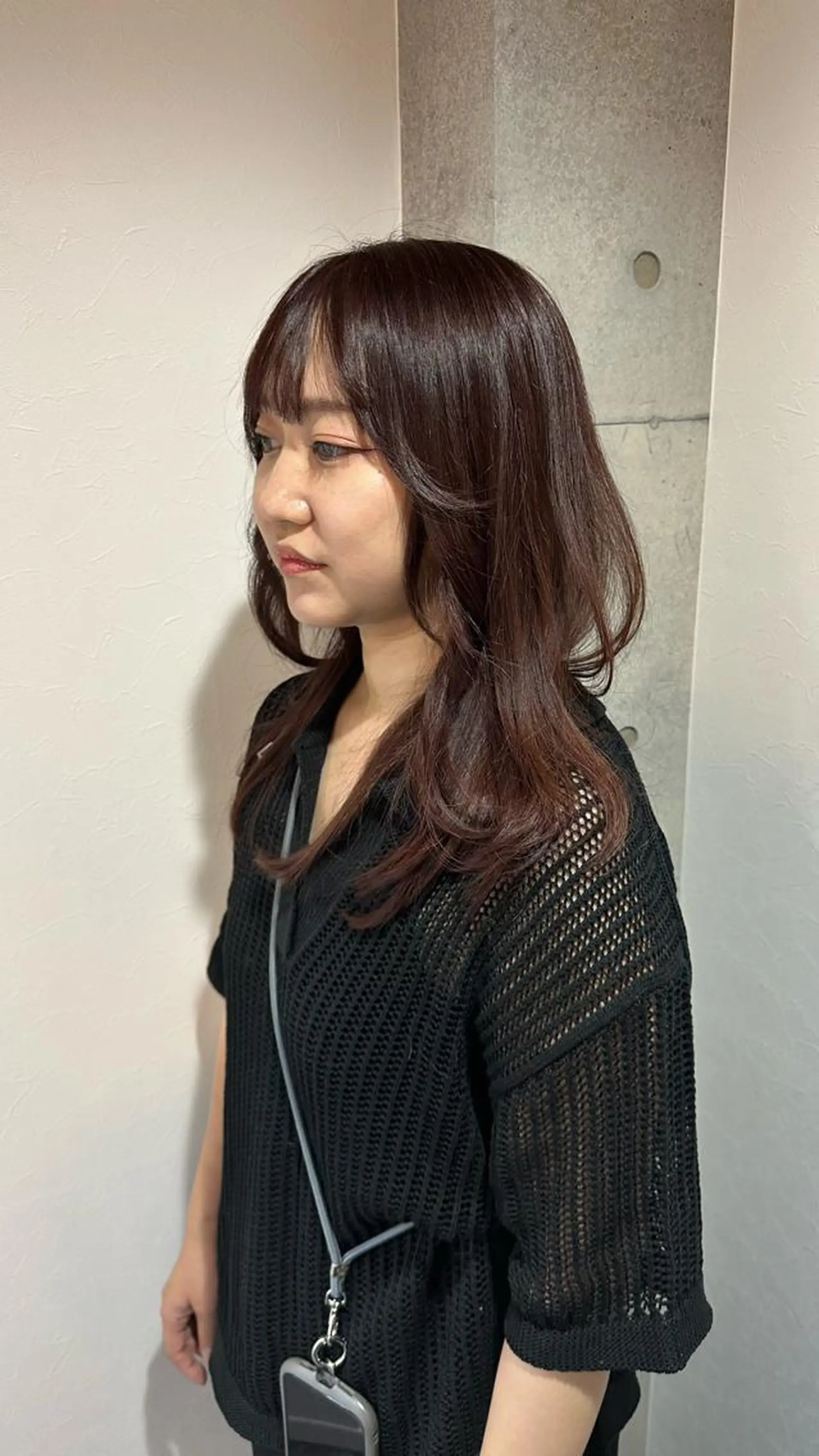 ロング カラー 韓国風レイヤー🗝要 暗透カラー📓吉祥寺のヘアスタイル