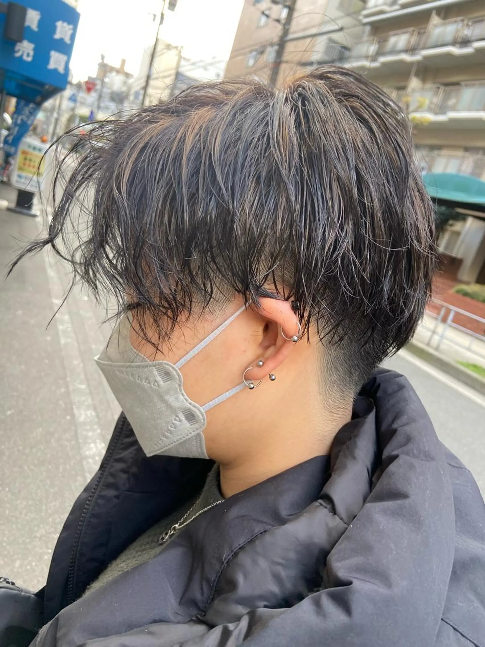 メンズ メンズブリーチ メンズハイライト ALLEN hair九条店所属・西田 莉緒のヘアスタイル