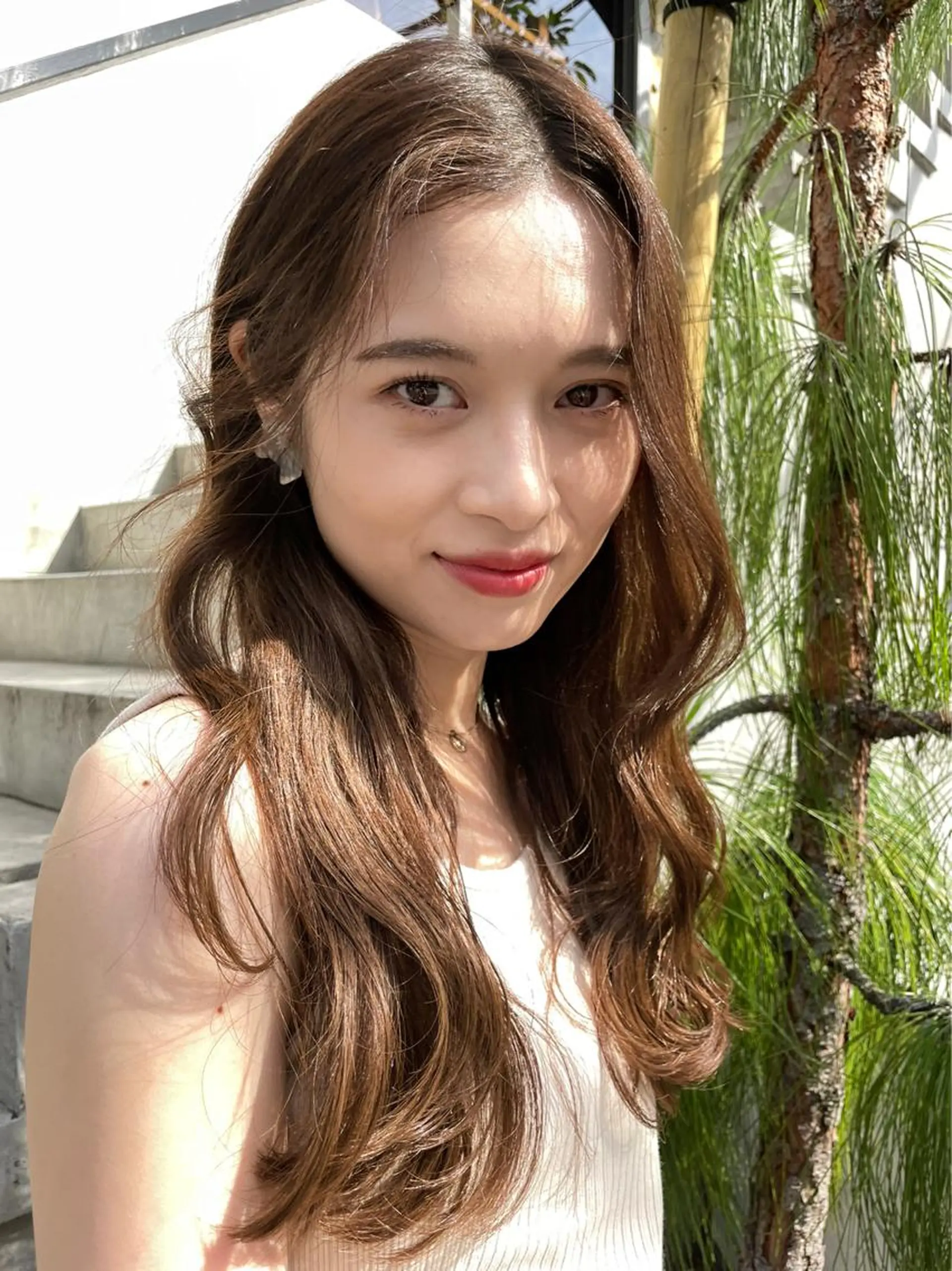 ロング カラー 遠藤 眞実のヘアスタイル