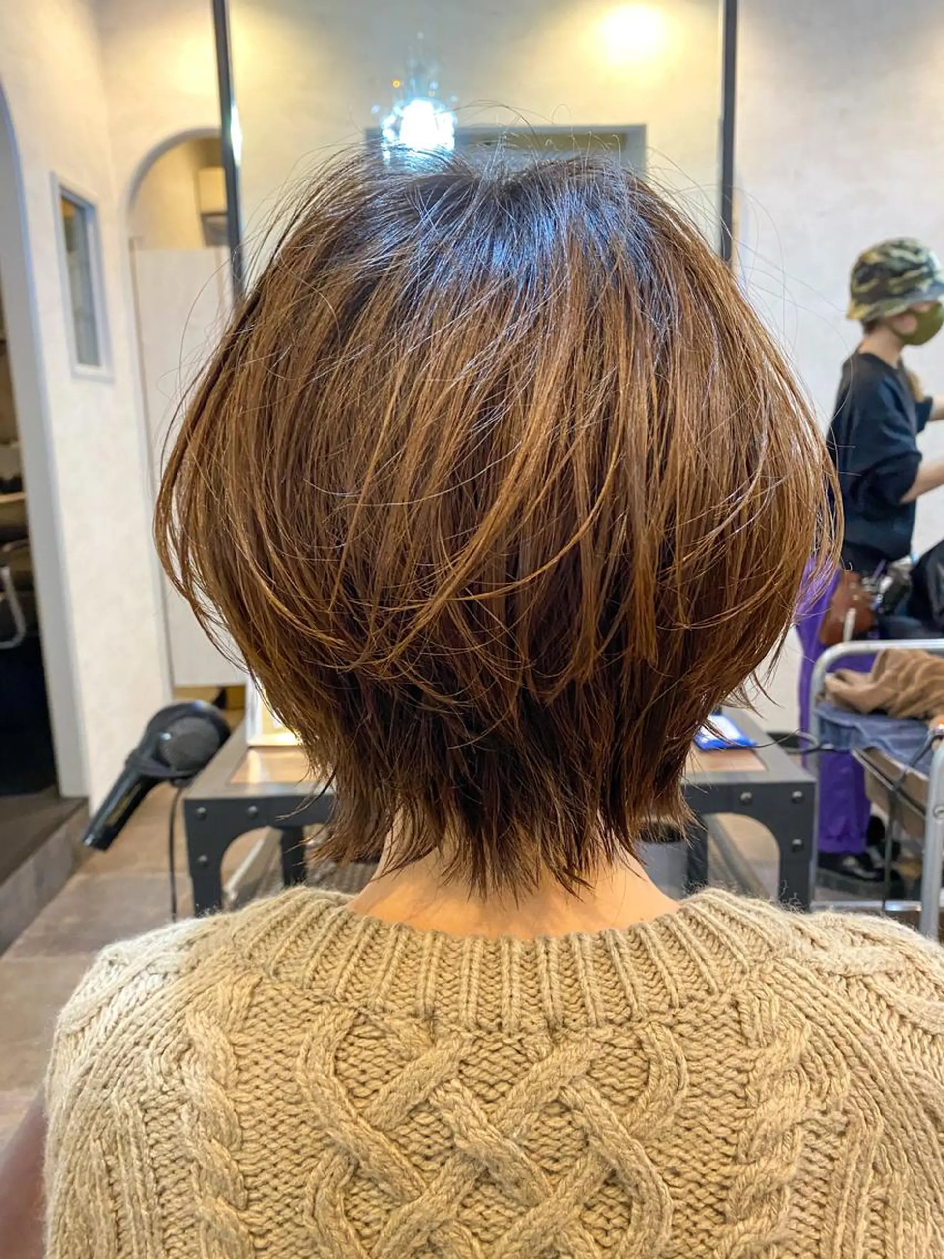 ショート カラー エリュ所属・⭐️ショート⭐️美髪 矯正⭐️水口陸のヘアスタイル