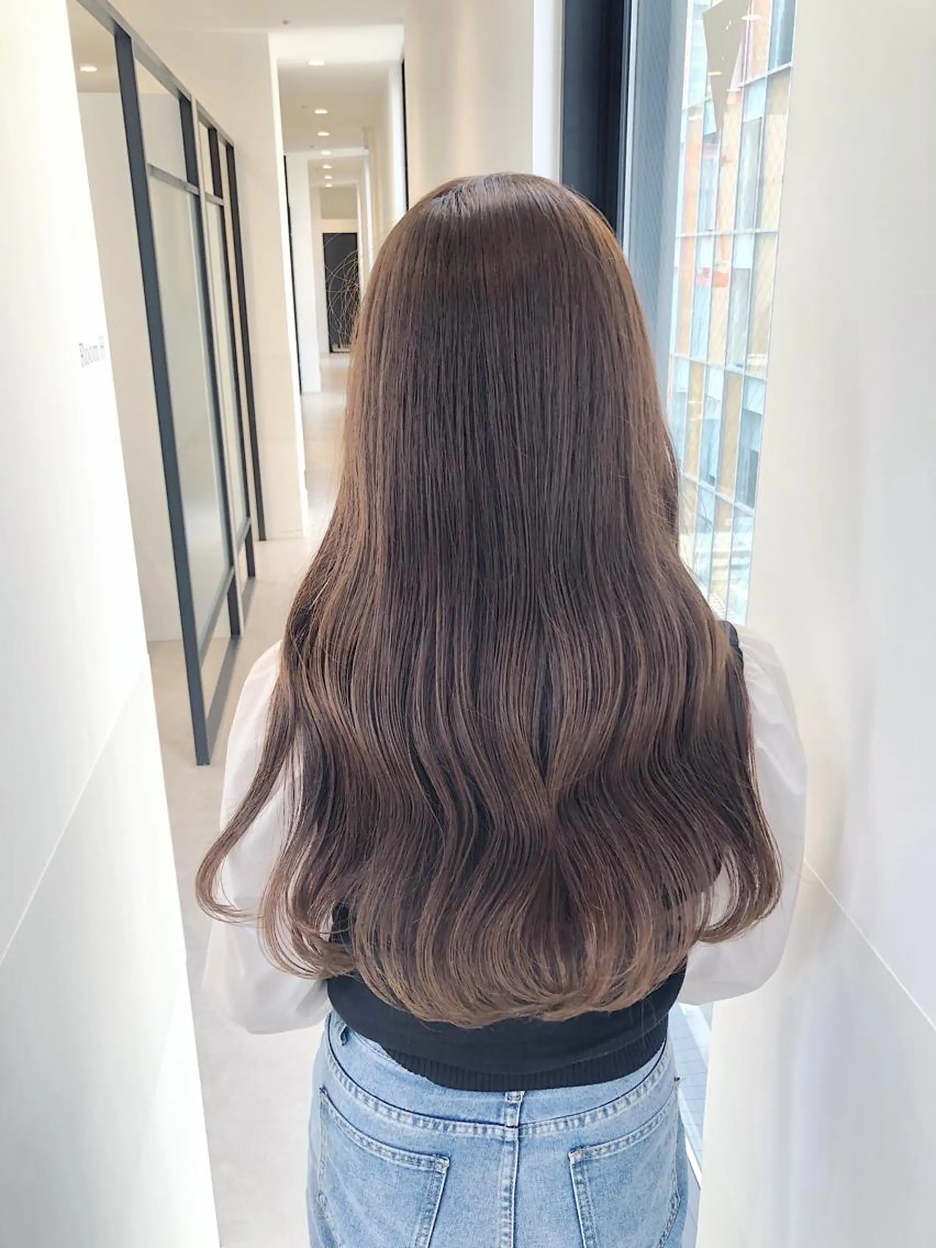 ロング カラー ベージュカラー カット ヘアカラー トリートメント 髪質改善/顔まわり 石原のヘアスタイル