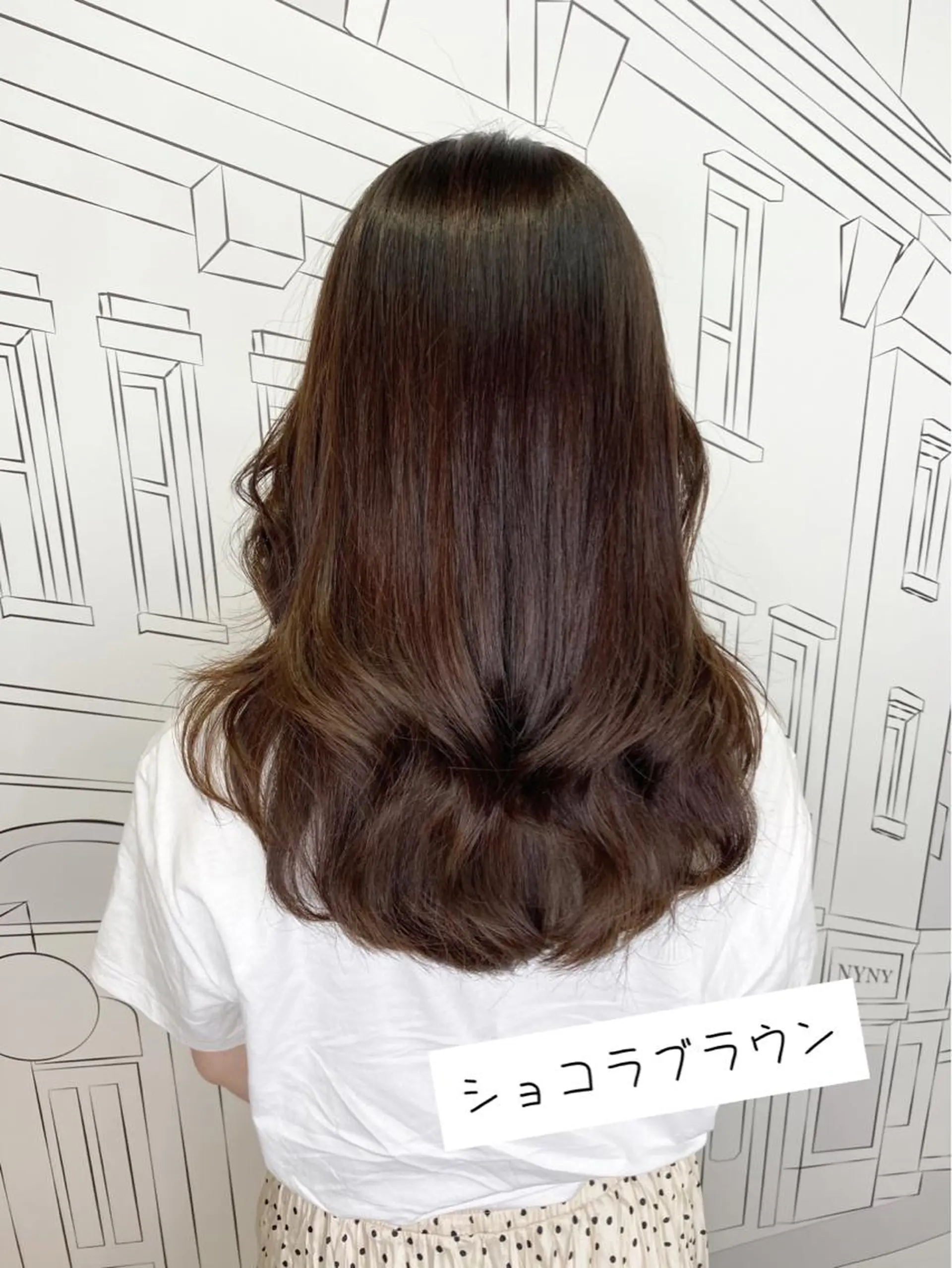 セミロング 💎馴染むエクステ ×カラーTOMO💎のヘアスタイル