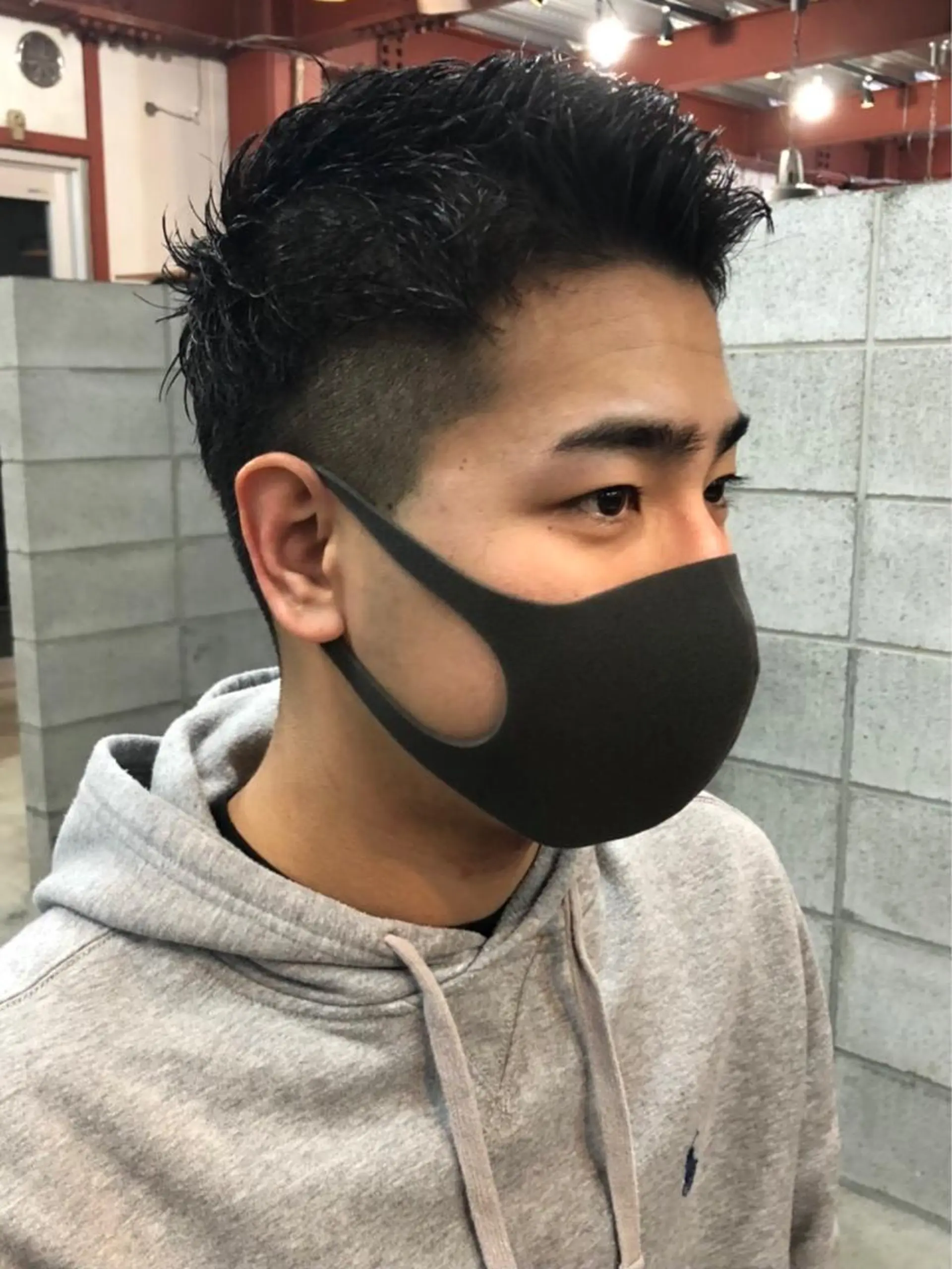 メンズ パーソナルカラー 藤本夢のヘアスタイル