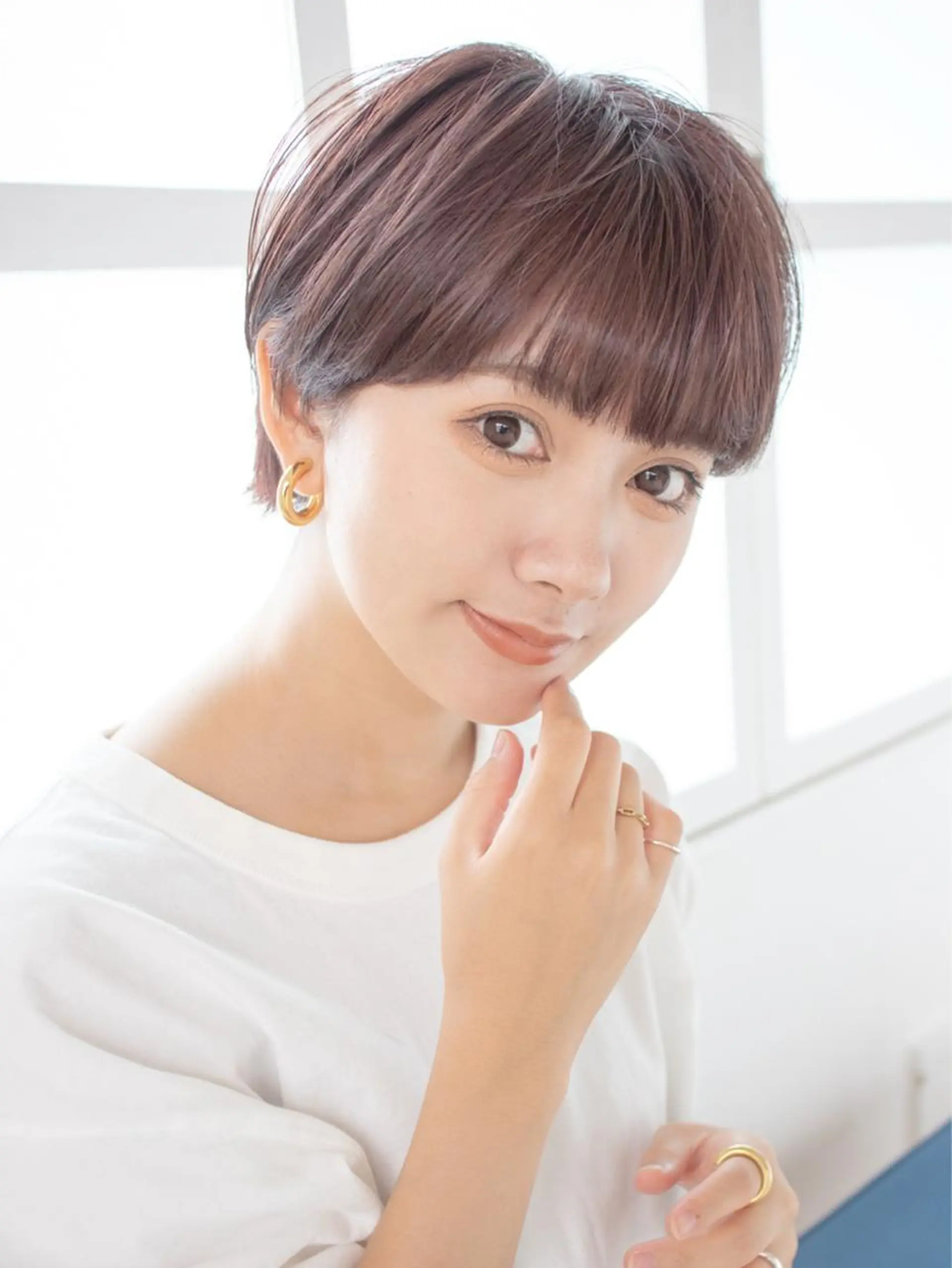ショート カラー カット ヘアカラー HARUKI MINATO japan所属・🧡ショートの達人 🧡SHOのヘアスタイル