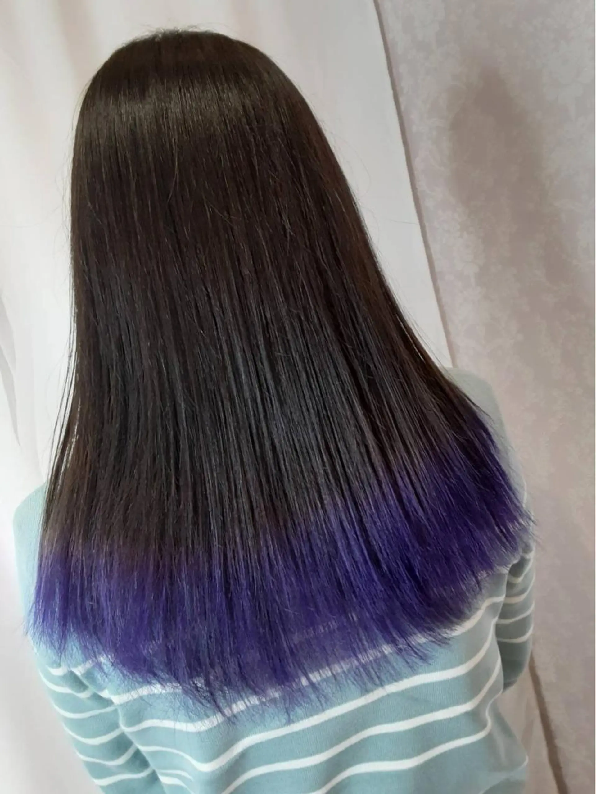 カラー ラベンダーカラー 稲田 全将のヘアスタイル