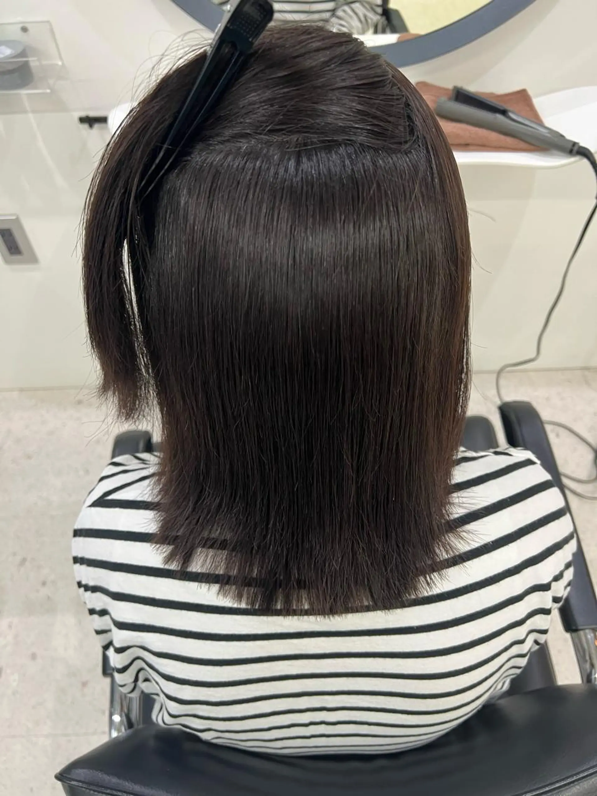 ミディアム 🌈新田 みどり🌈のヘアスタイル