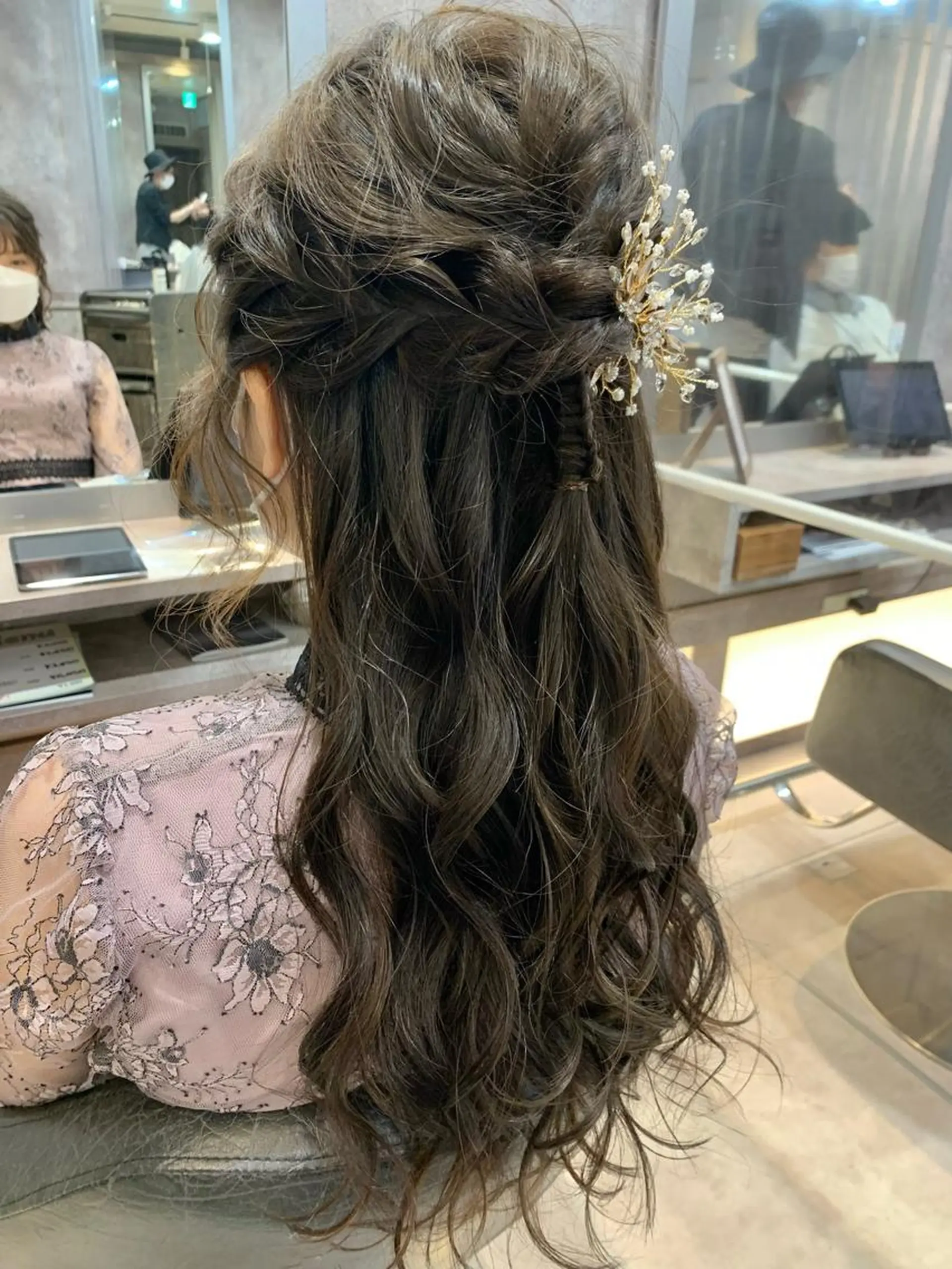 ヘアアレンジ ハーフアップ KISS SWAN所属・B E C H I C O〔べち子〕のその他イメージ