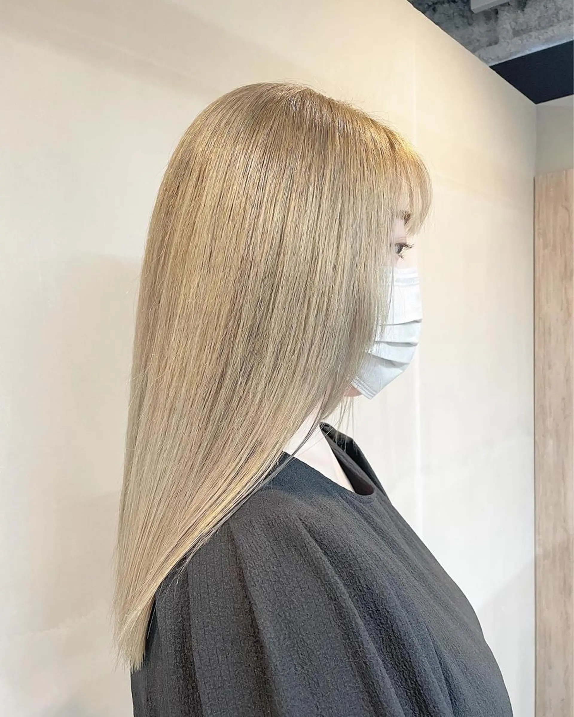 ロング カラー アディクシーカラー ブロンド Men's hair salon First 中百舌鳥店所属・First なかもず 店 YUKIのヘアスタイル