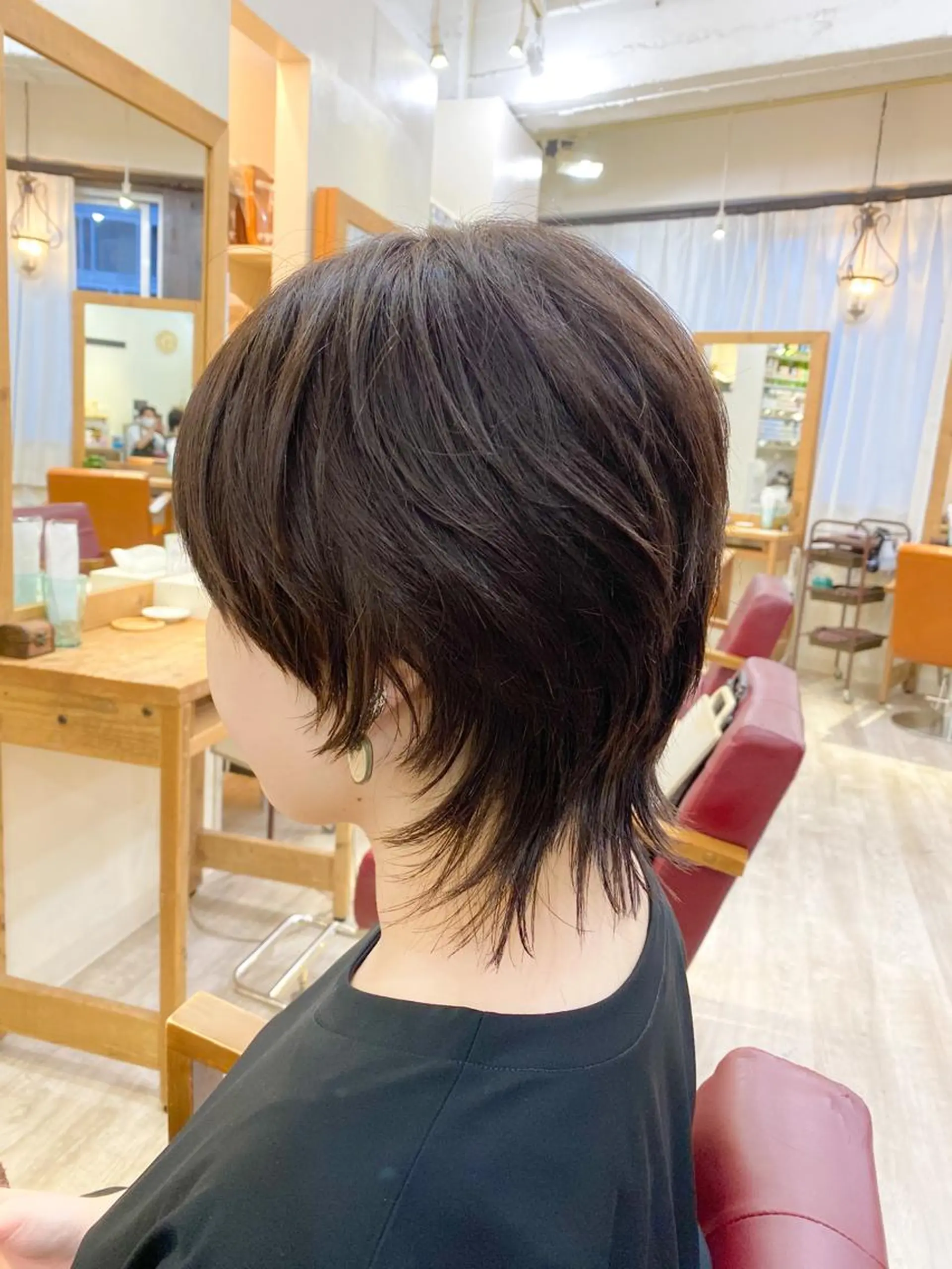 ショート カラー ショートヘア ウルフカット 森下 友　Dio...池袋のヘアスタイル