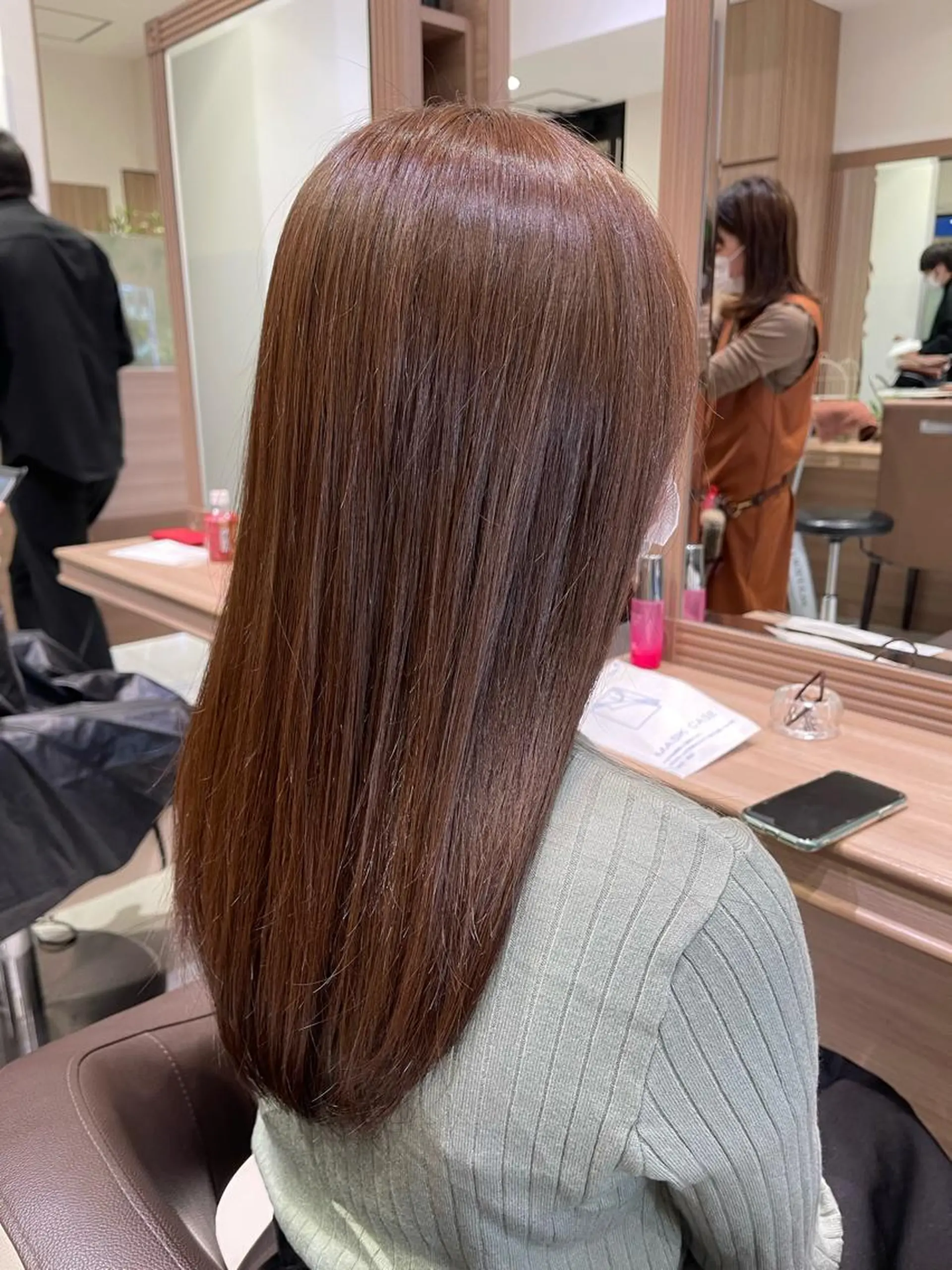 セミロング カラー 艶カラー みゆう🎀のヘアスタイル