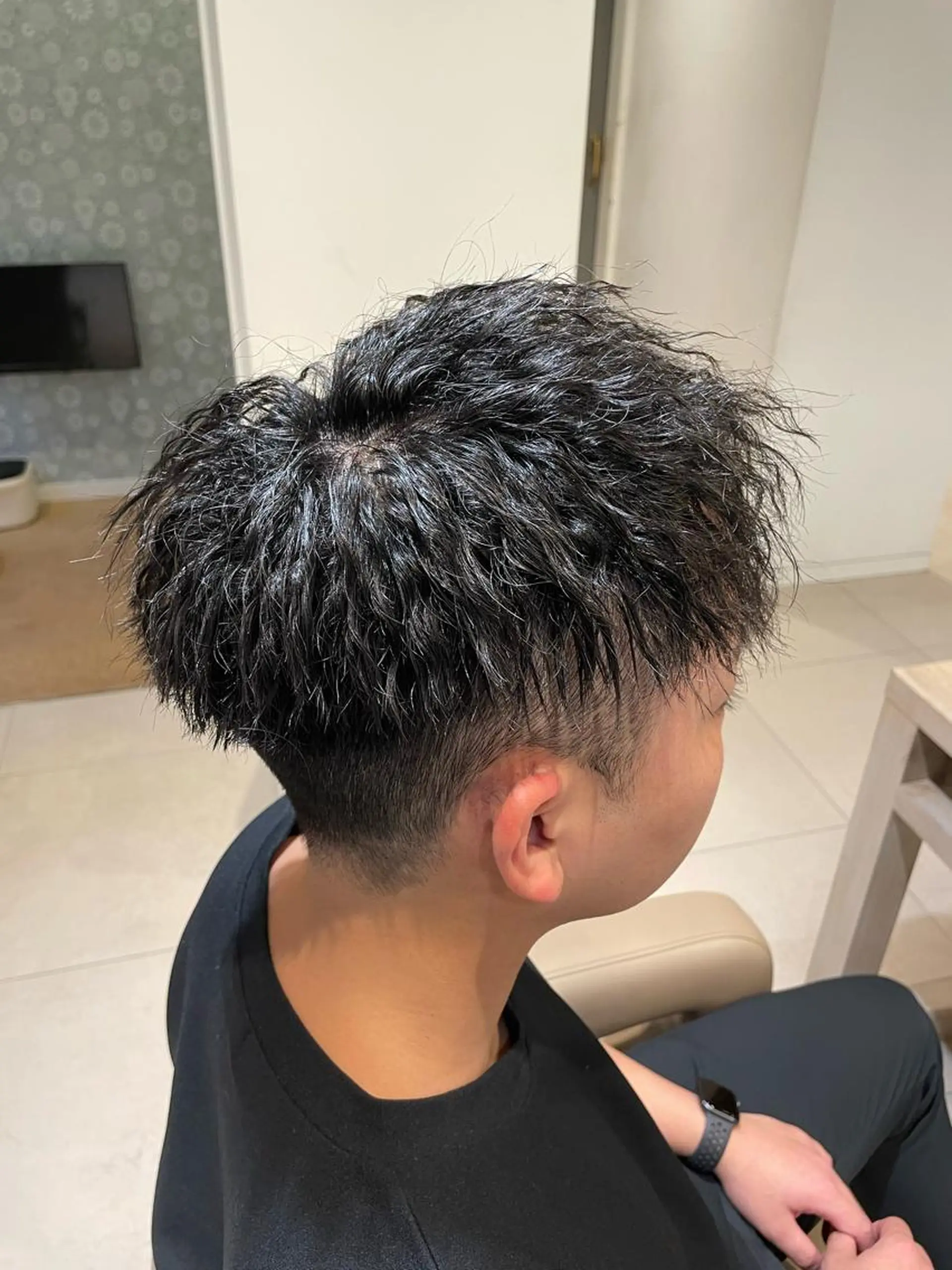 パーマ カット パーマ 鈴木大翔 当日予約大歓迎のヘアスタイル