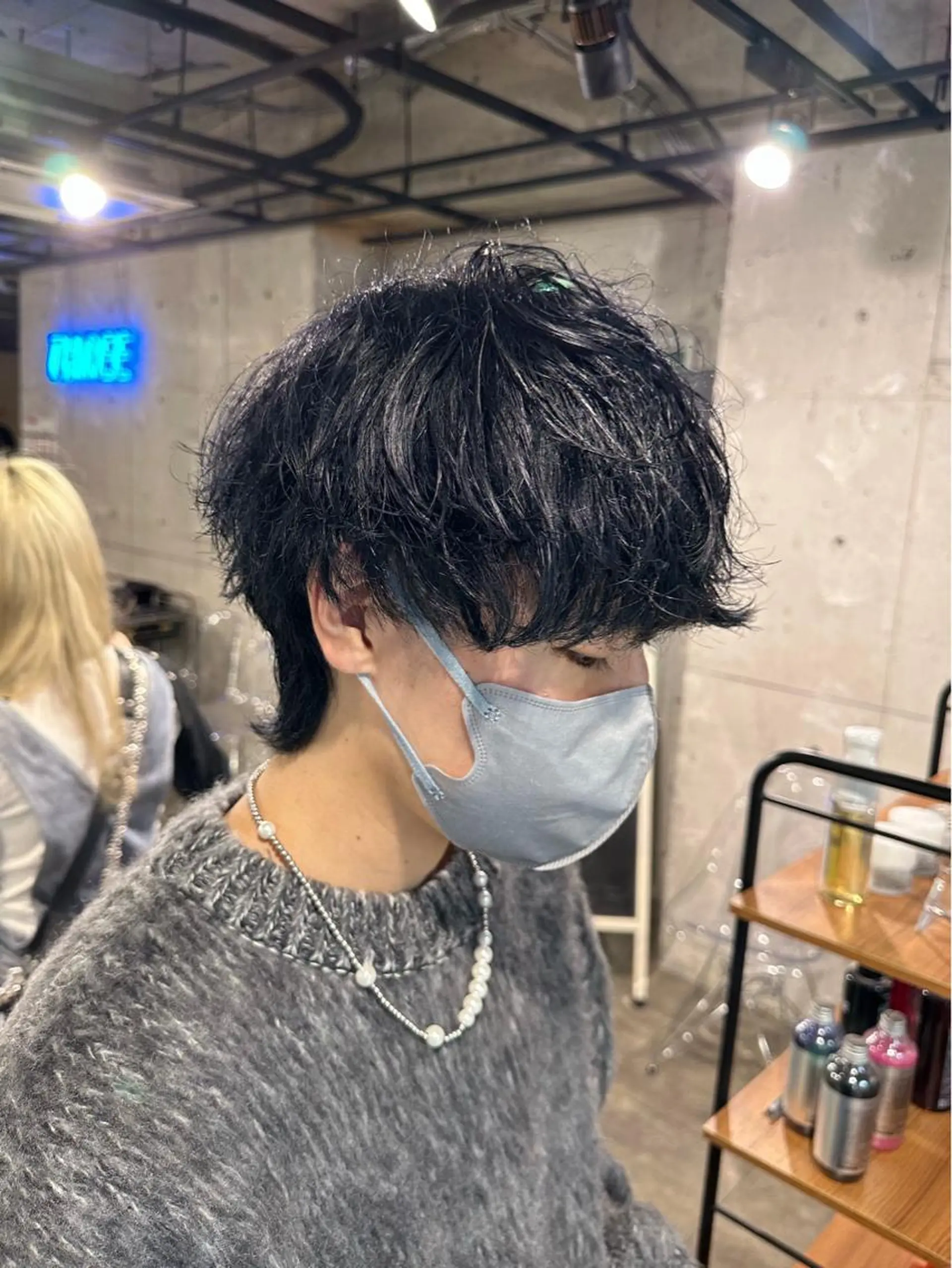 メンズ メンズウルフカット ウルフカット メンズ特化美容師 💠チナツのヘアスタイル