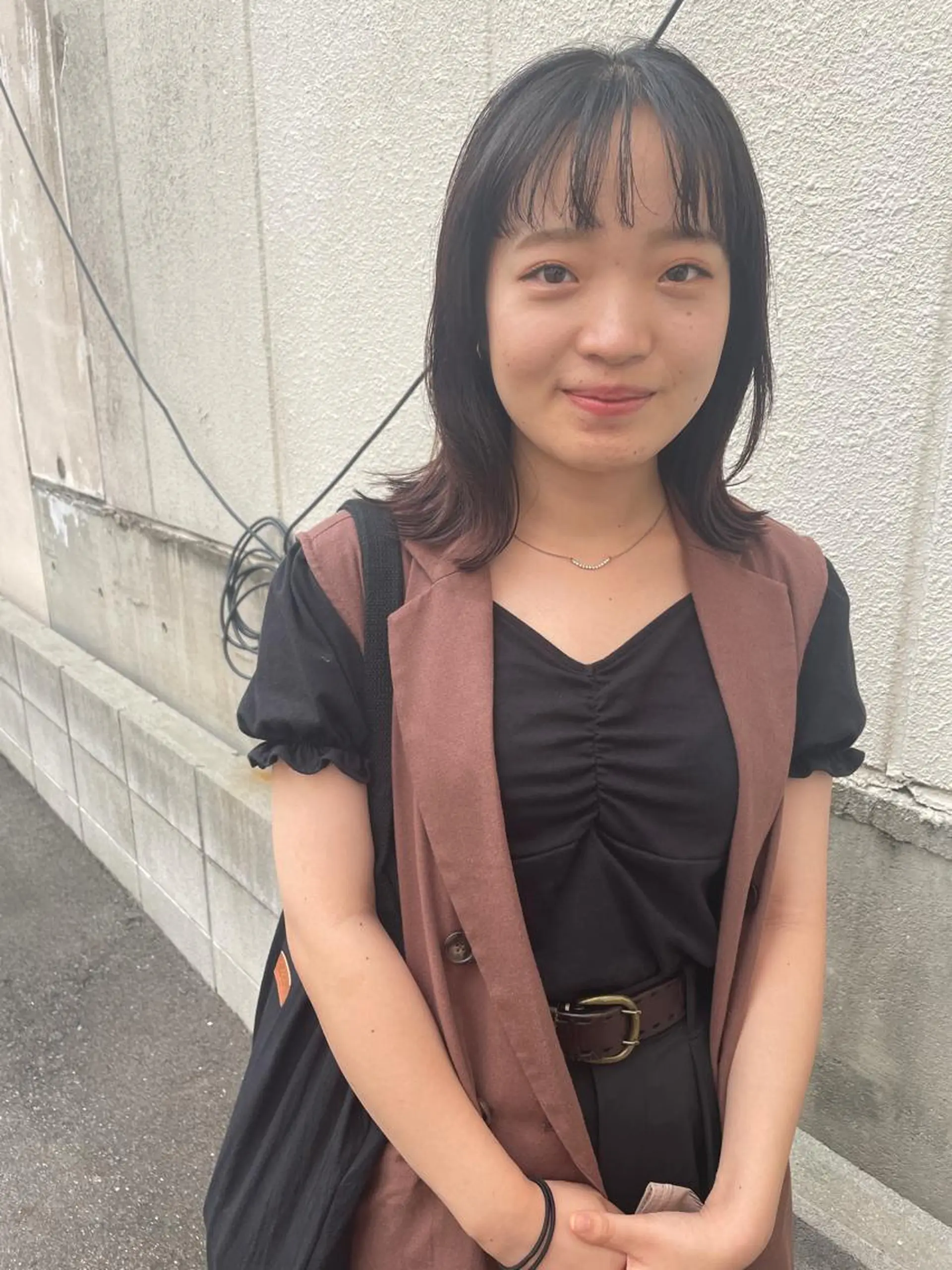 セミロング カット トリートメント さの あやねのヘアスタイル