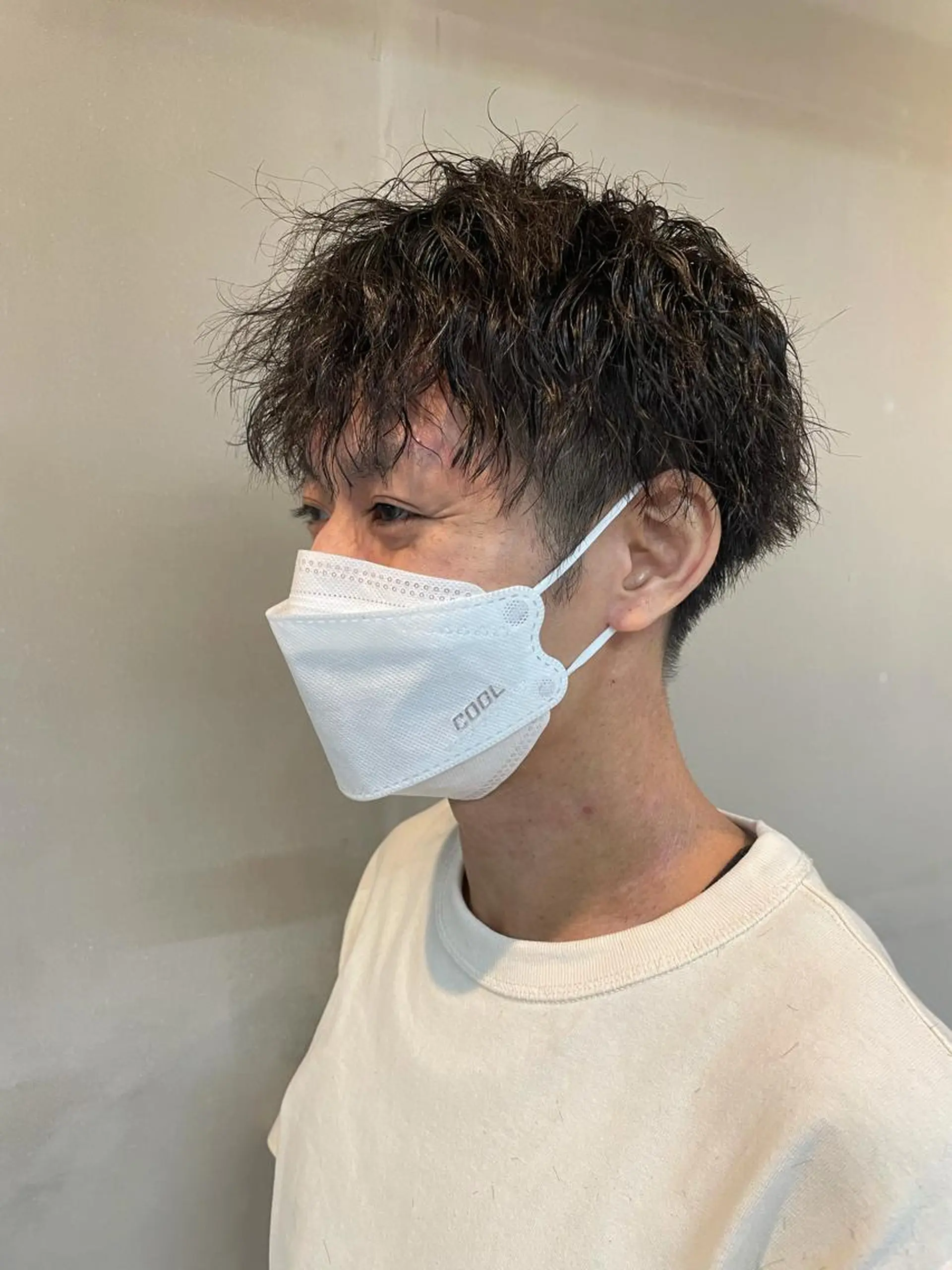 パーマ メンズ メンズパーマ ツイストスパイラルパーマ スパイラルパーマ Men's hair salon First 中百舌鳥店所属・First なかもず 店 YUKIのヘアスタイル