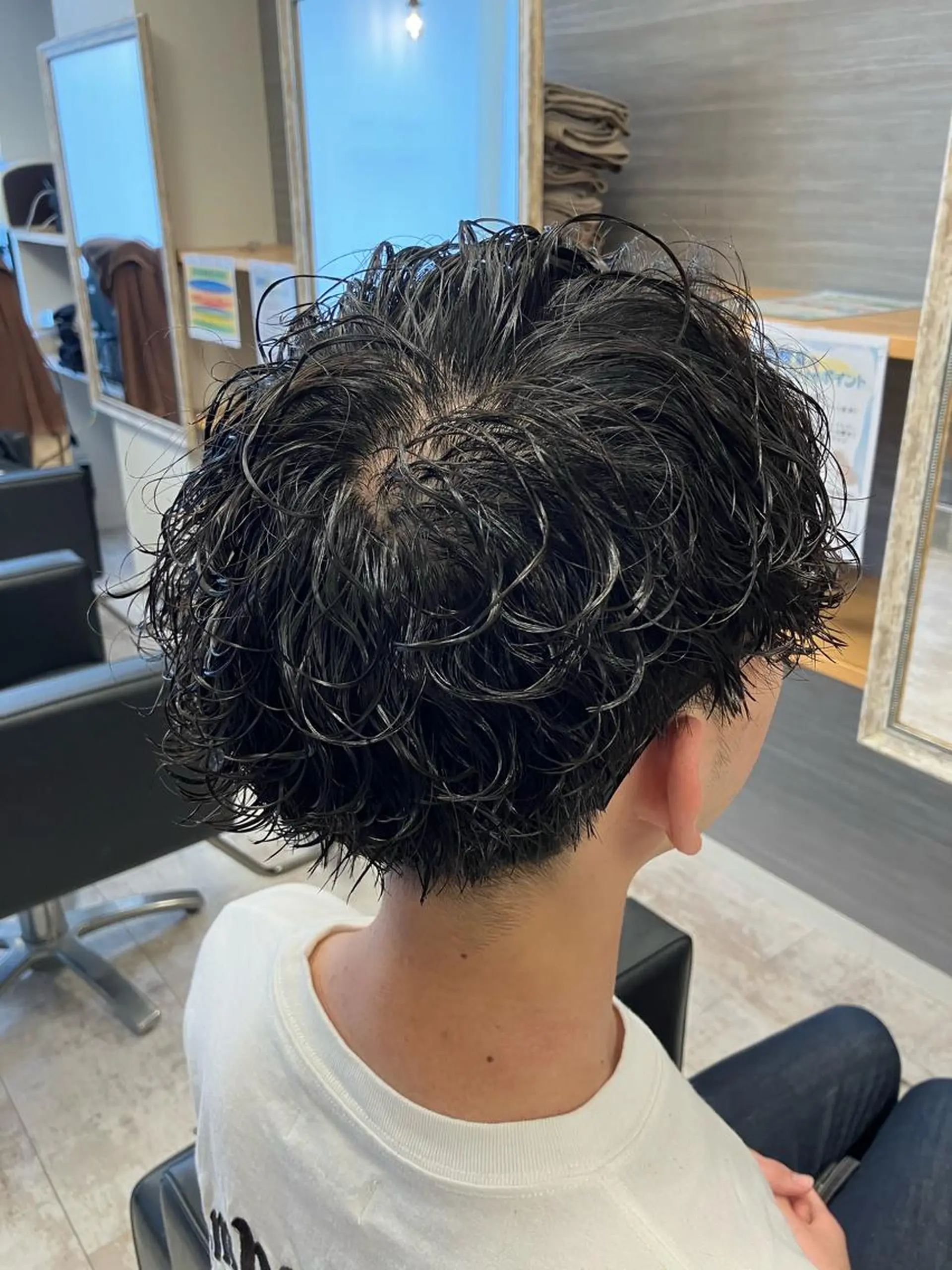 パーマ メンズ カット パーマ メンズ特化/パーマ/ フェードWATARUのヘアスタイル