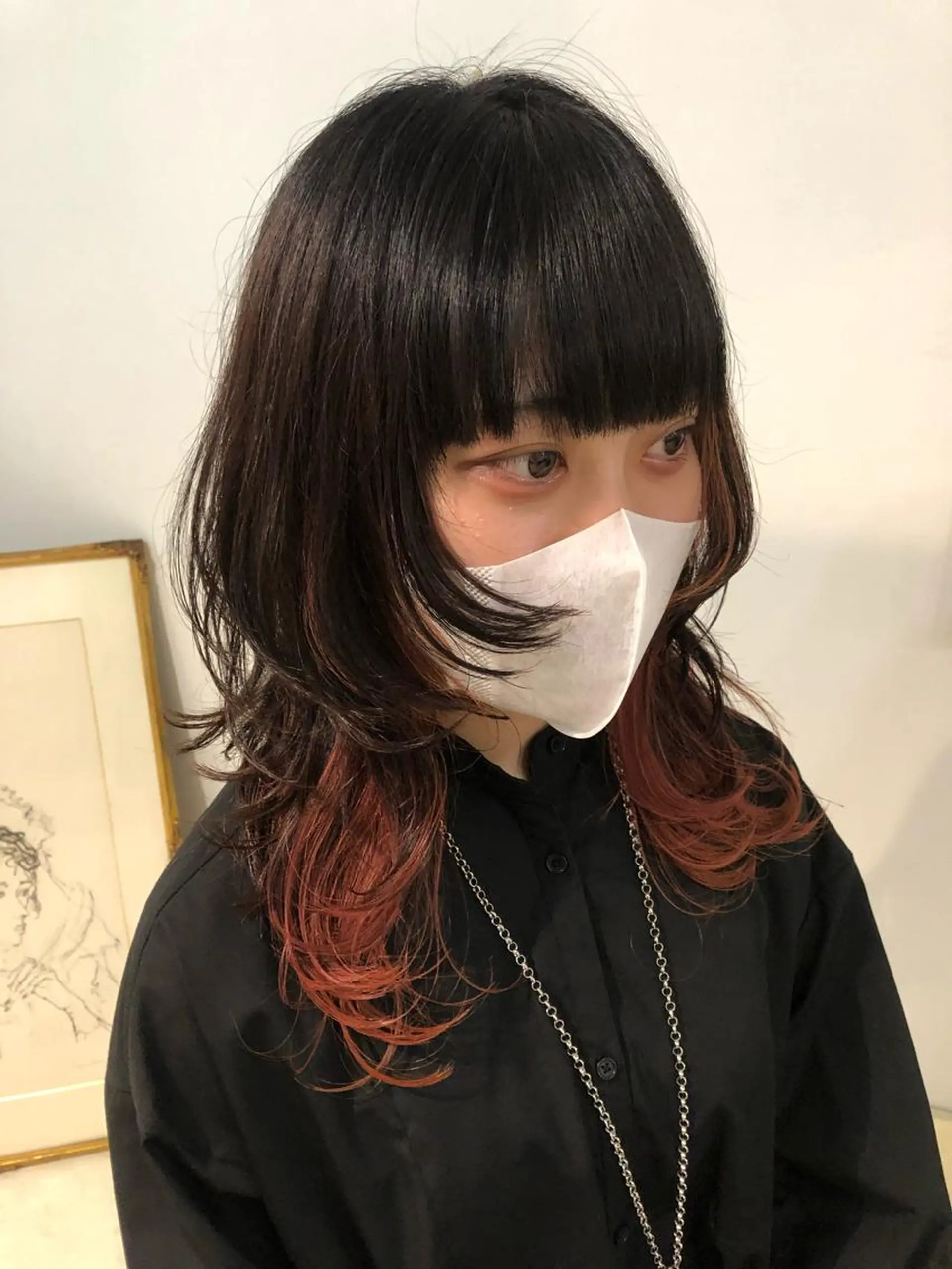 ロング カット ヘアカラー トリートメント 🤍中野 レオ🤍のヘアスタイル