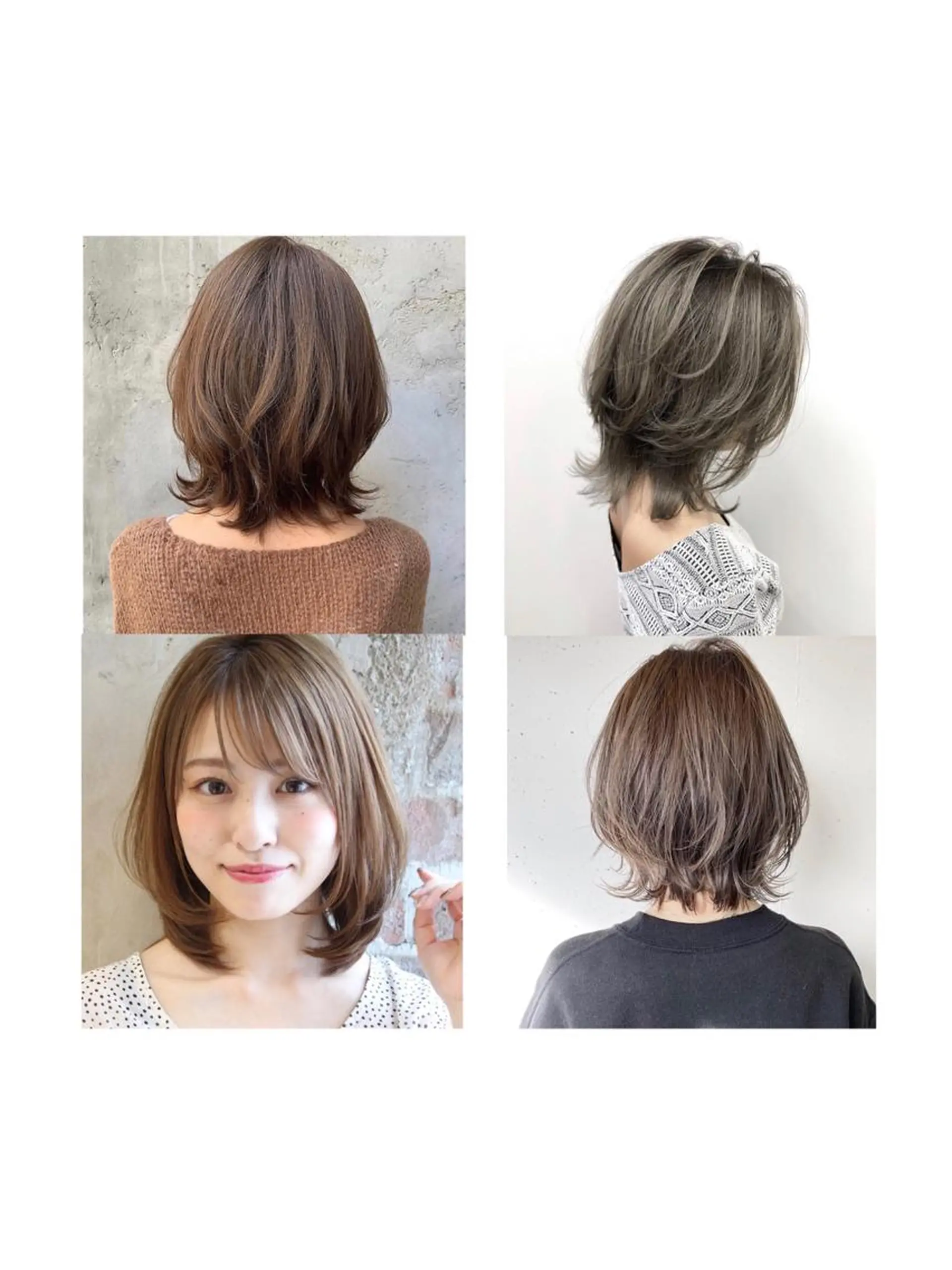 ミディアム rii-🩰 トレンド韓国ヘアのヘアスタイル
