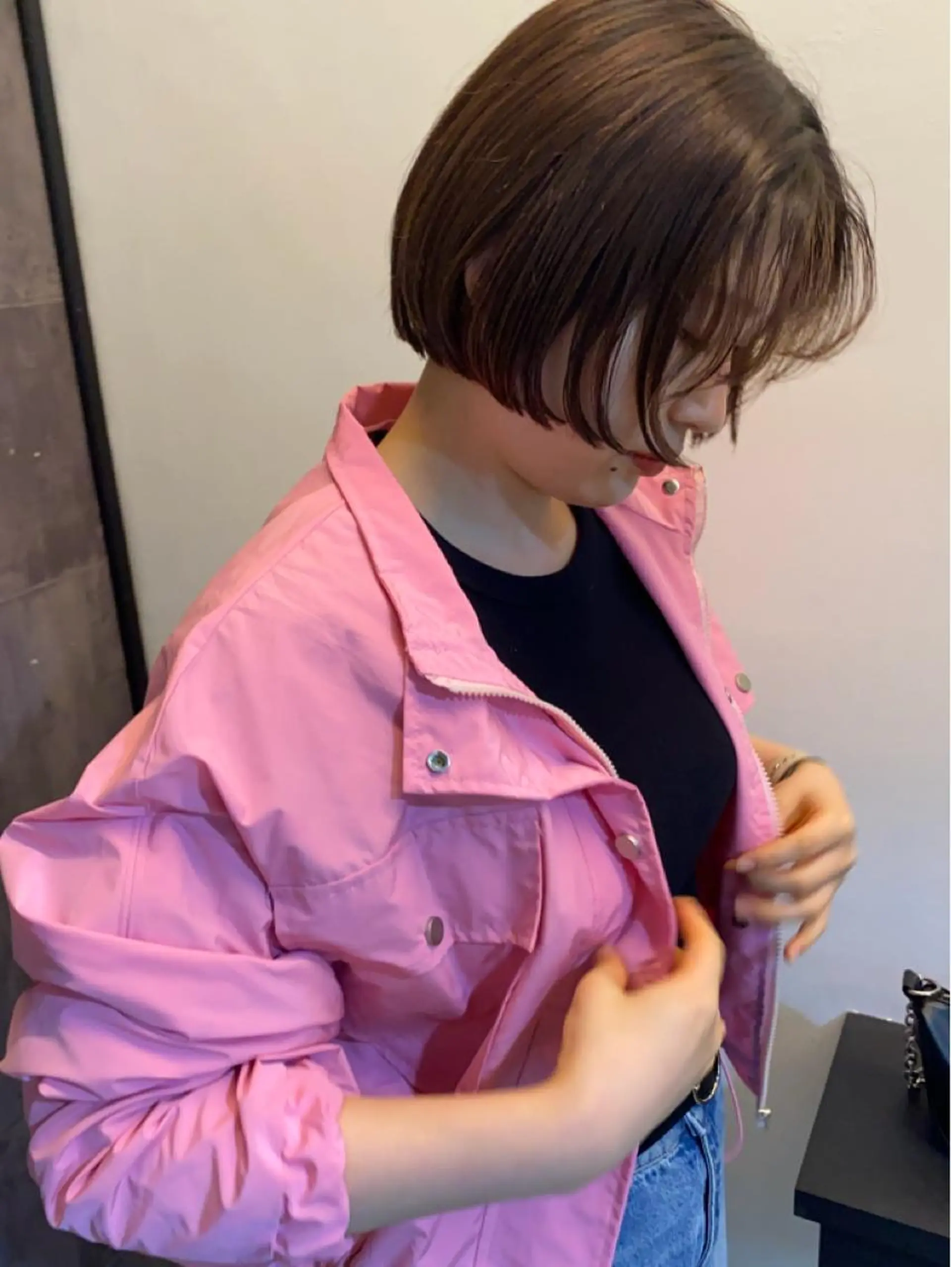 ショート カラー パーマ ヘアアレンジ メンズ キッズ ネイル マツエク・マツパ アイブロウ 広島/ボブ/レイヤー 🌿‬wakabaのヘアスタイル