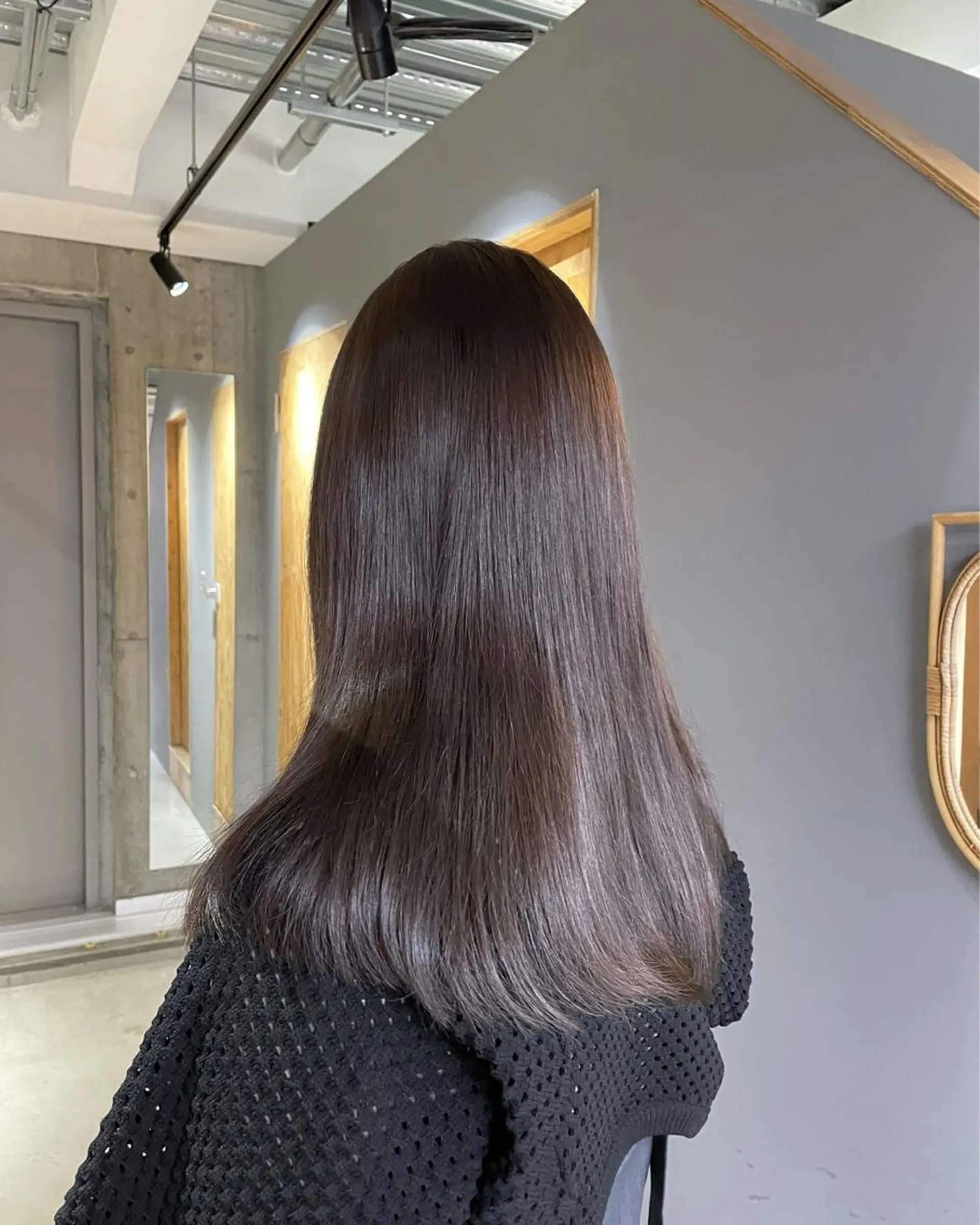 ロング カラー ブリーチ ダブルカラー グレージュ ブリーチなしカラー ヘアカラー トリートメント noa ♡のヘアスタイル