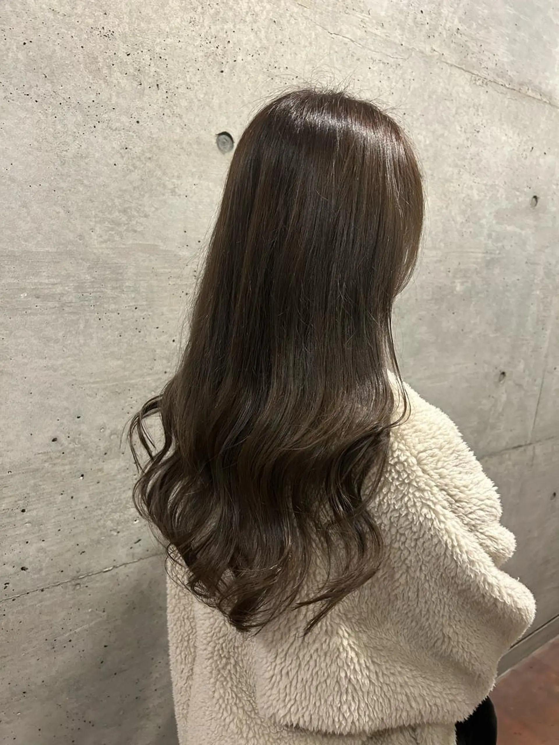 ロング カラー ヘアカラー トリートメント 後藤紗英/髪質改善 /オリーブベージュのヘアスタイル
