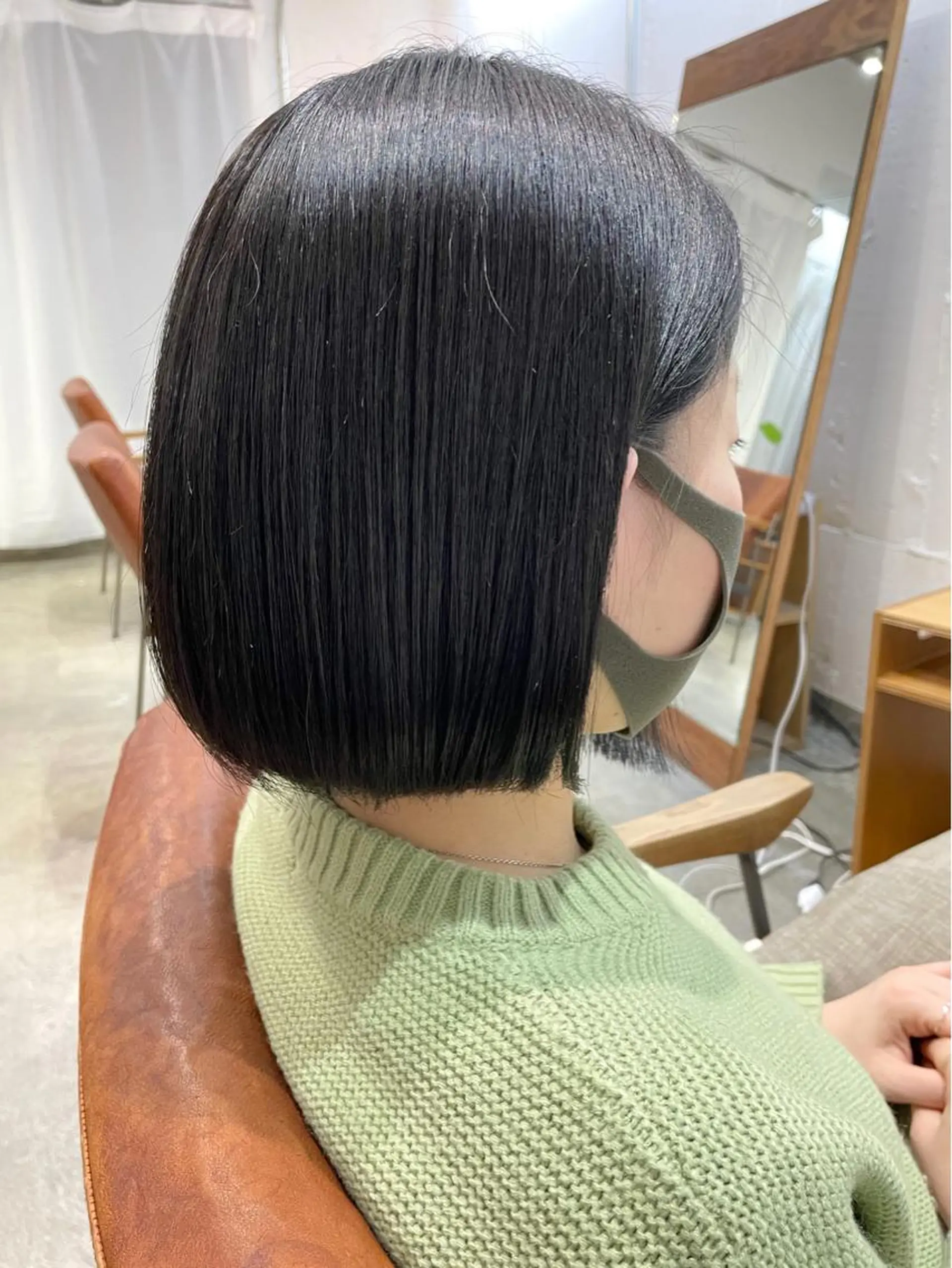 ショート ボブ 仙田 遥のヘアスタイル