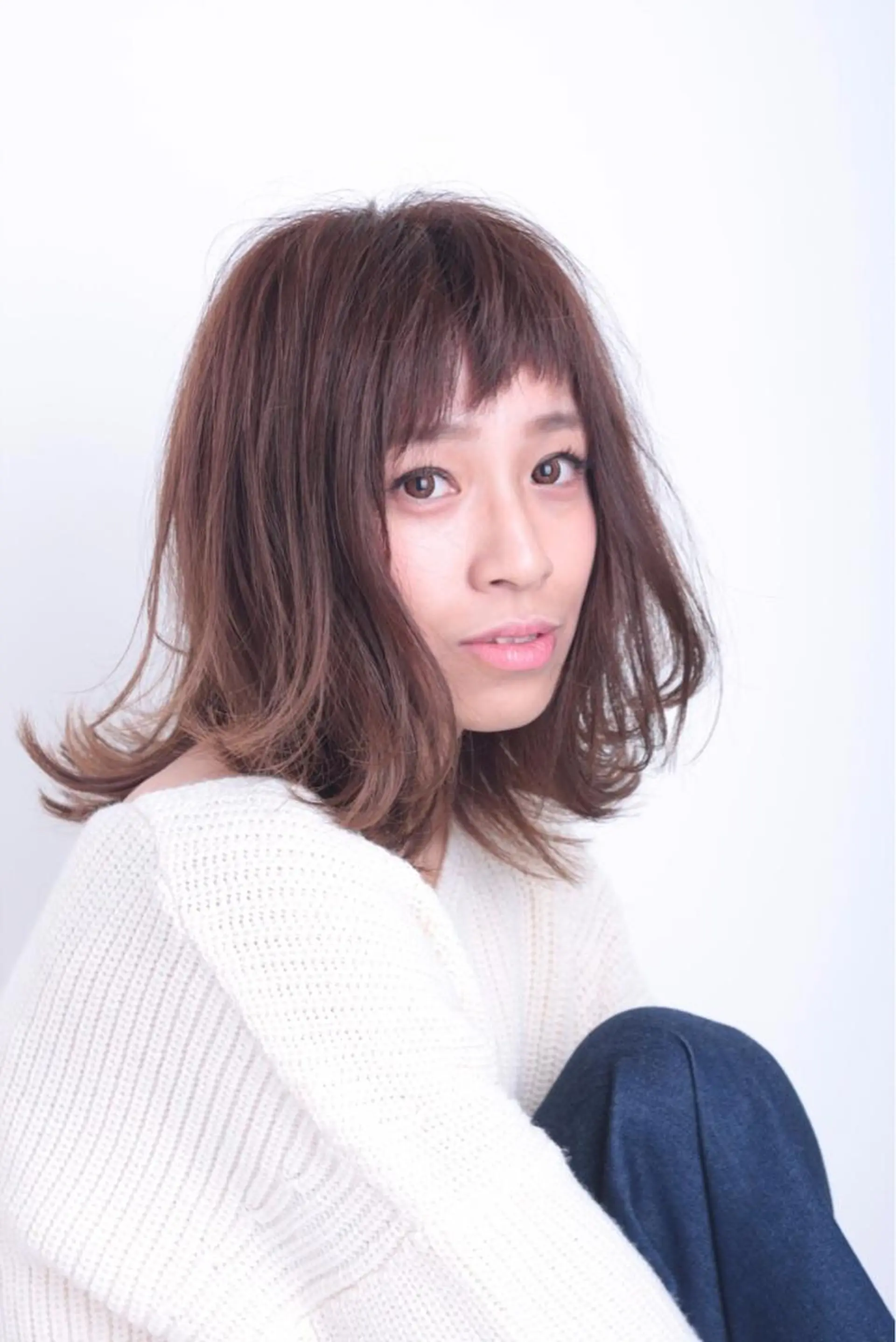 ミディアム カラー RESBORN所属・長岡 大偉のヘアスタイル