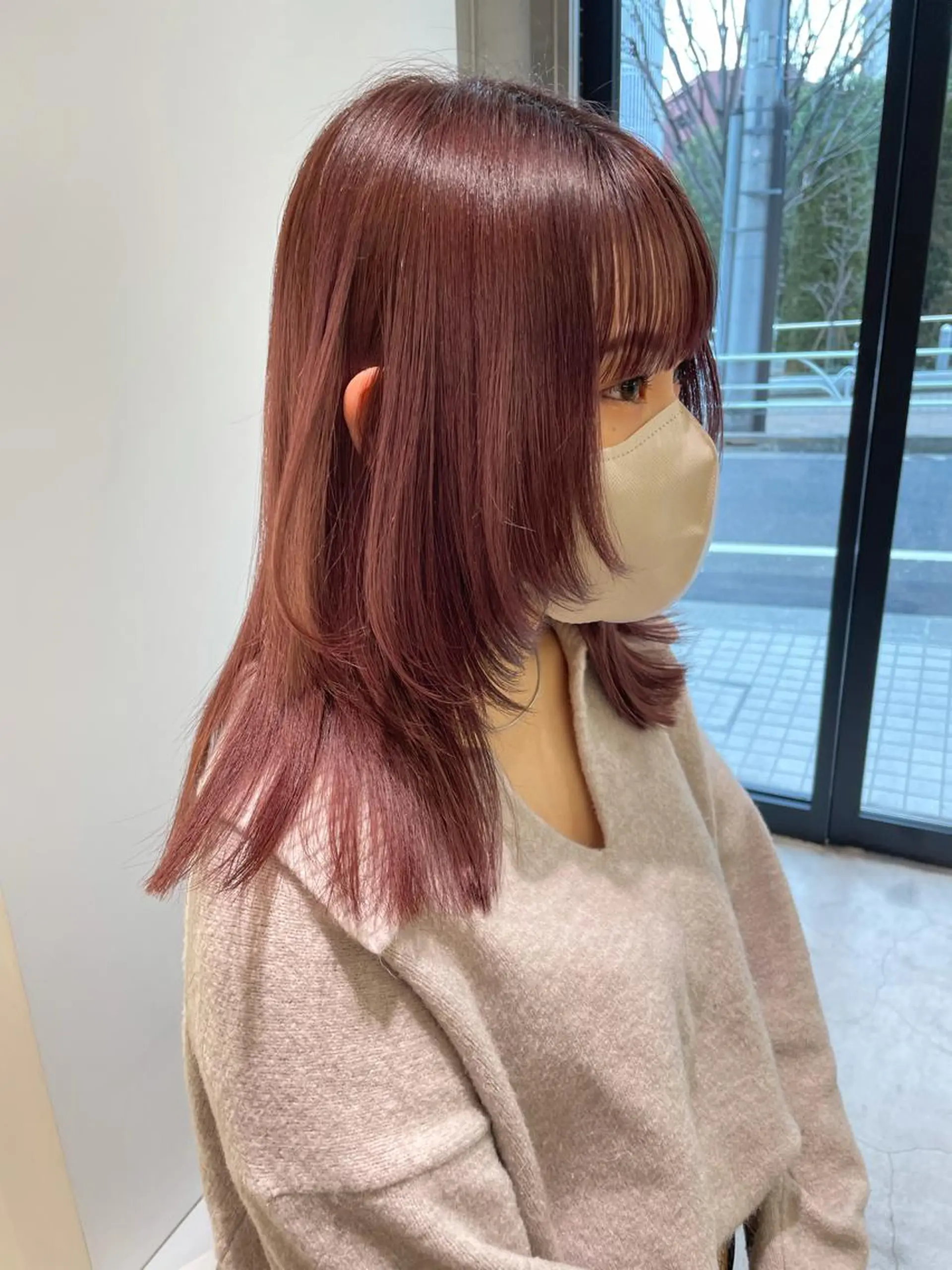 ミディアム 銀座／レイヤーカット 🤍内野すみれのヘアスタイル