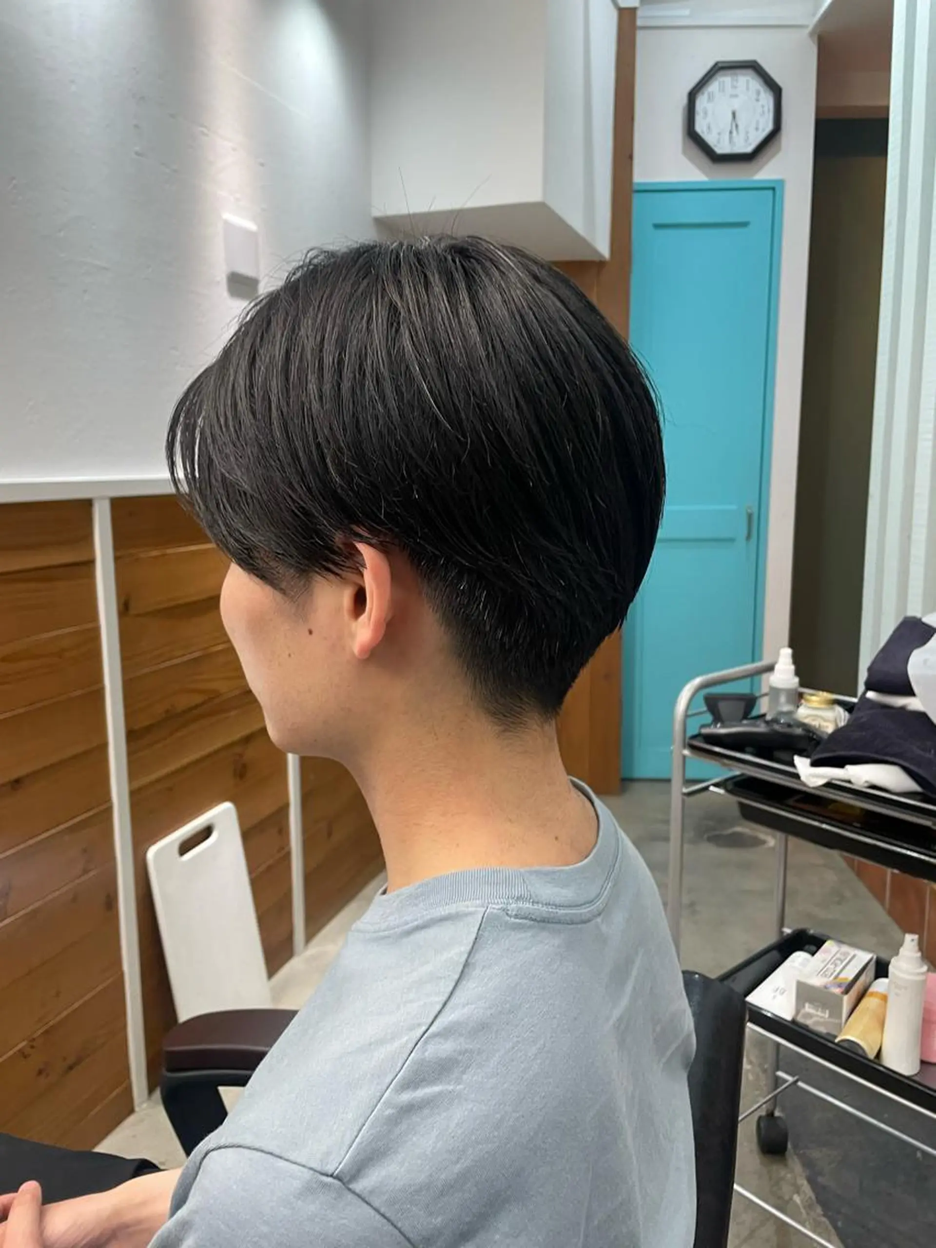 メンズ センターパート RIN／韓国ヘア レイヤーカットのヘアスタイル