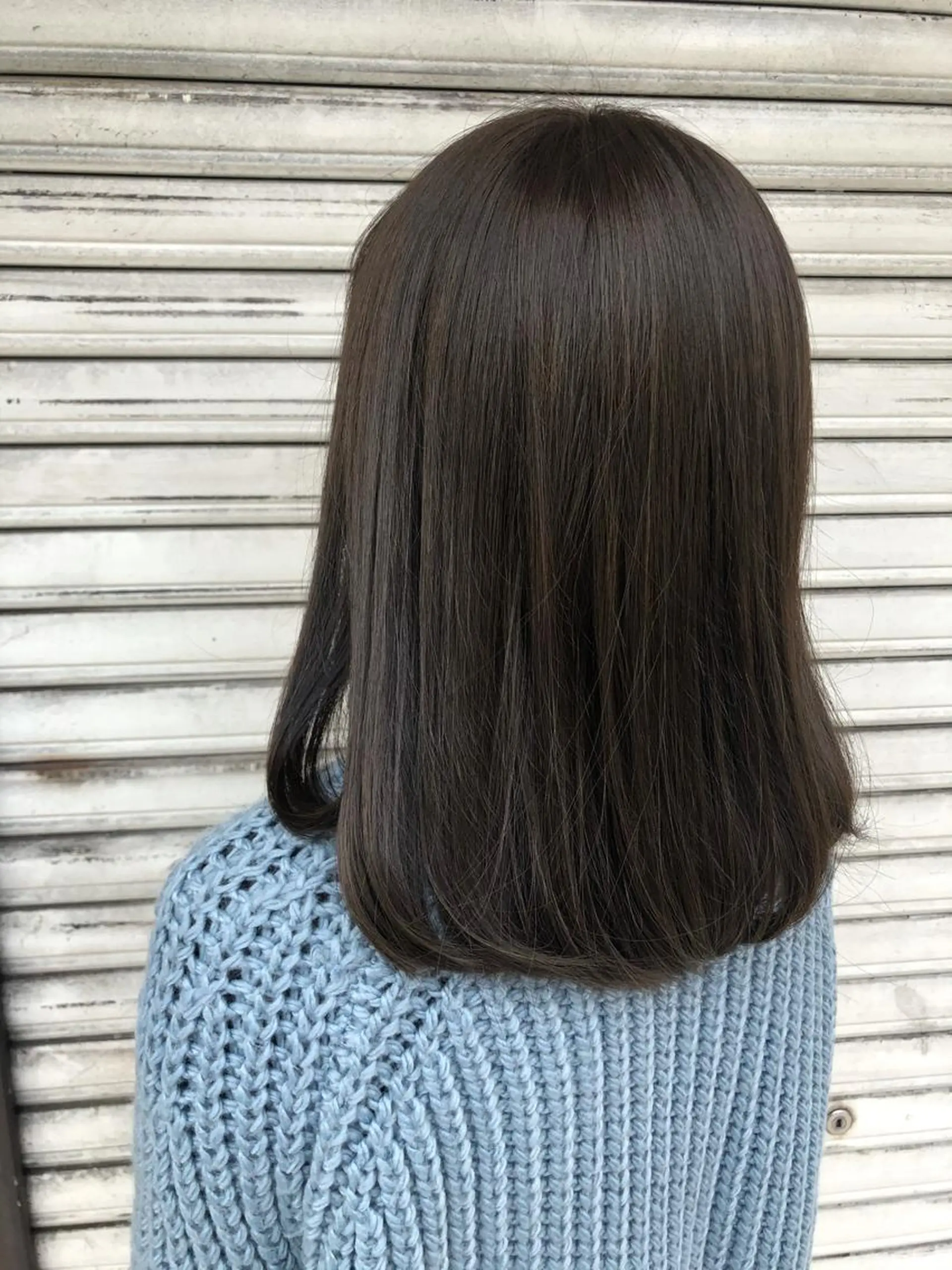 ミディアム ヘアカラー Freez オオヤブ カホのヘアスタイル