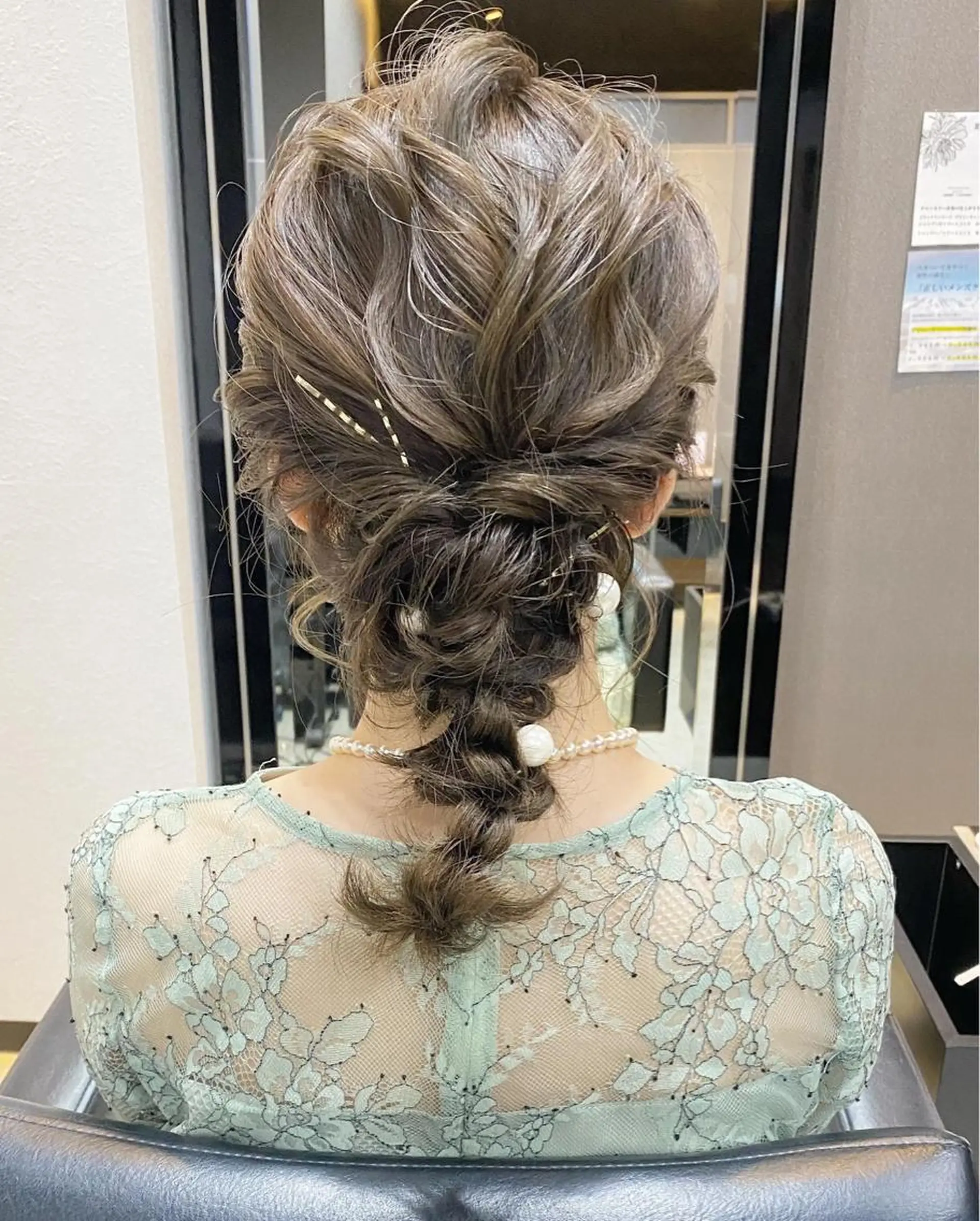 ミディアム ヘアアレンジ FIORE hair design所属・山根 奈緒のマツエク・マツパデザイン
