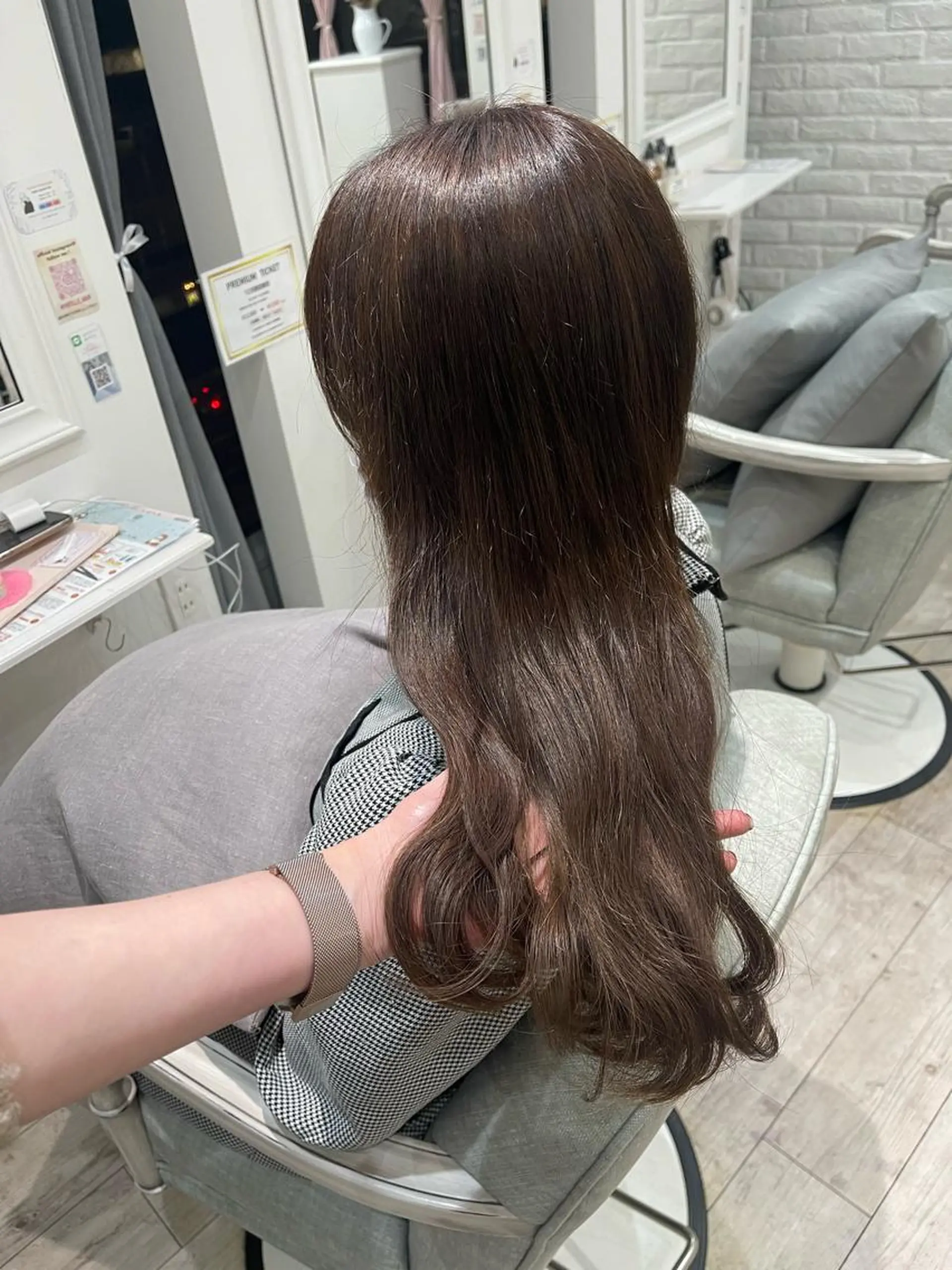 カラー ブラウンカラー 色落ちまで可愛く✨ モテカラー別所好葉のヘアスタイル