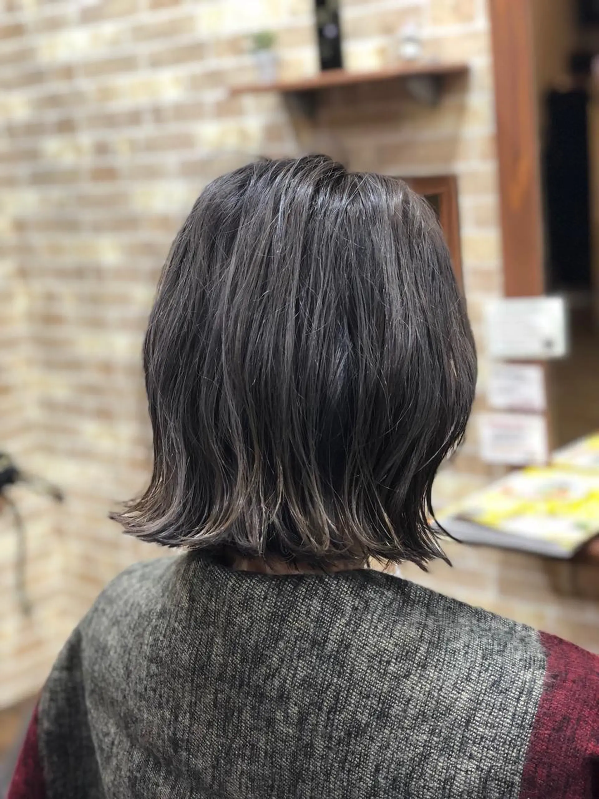 ショート カラー 藤井 一輝のヘアスタイル