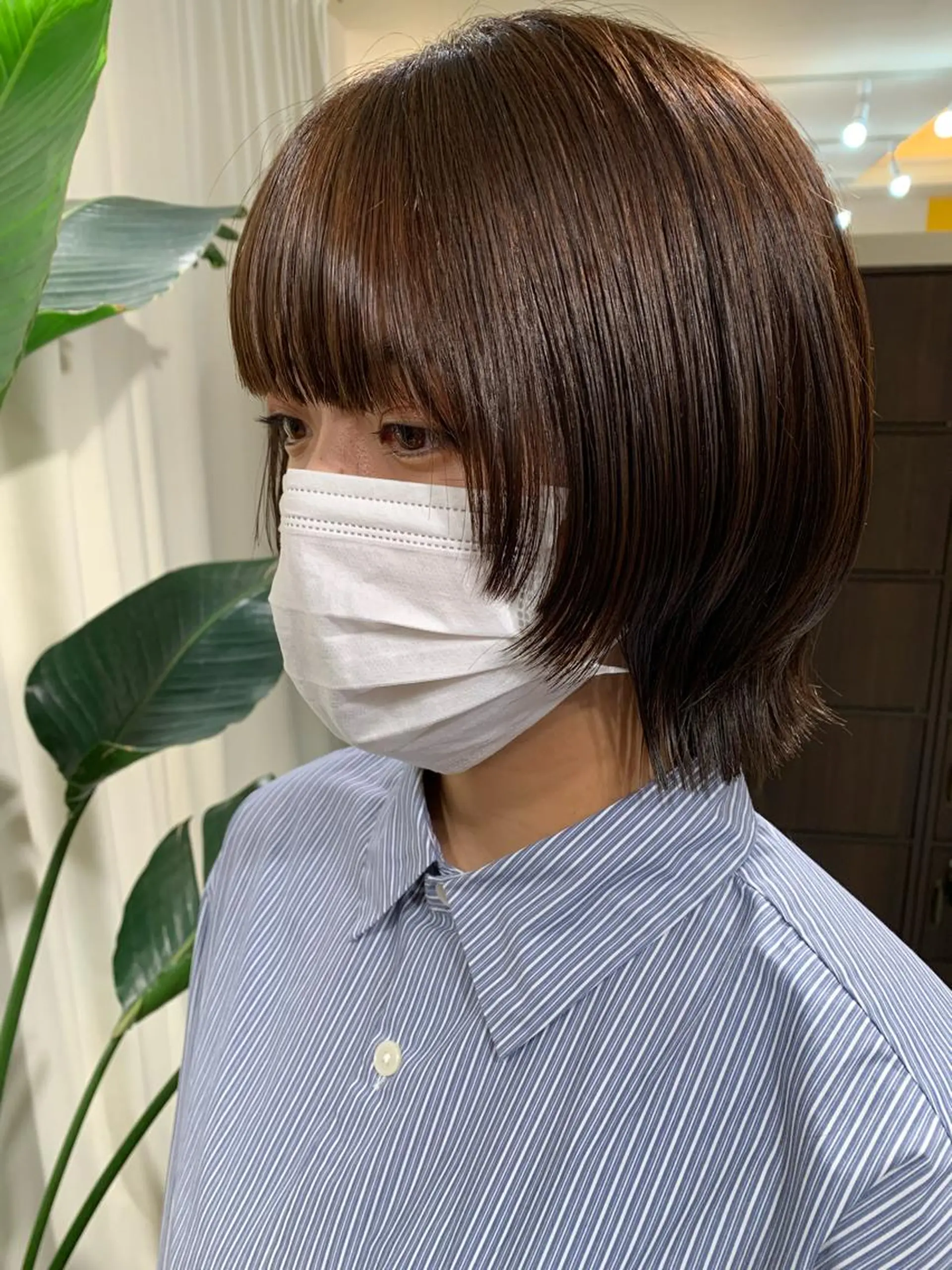 ミディアム ボブ ウルフカット 【韓国風くびれヘア】 joule小木曽輝のヘアスタイル