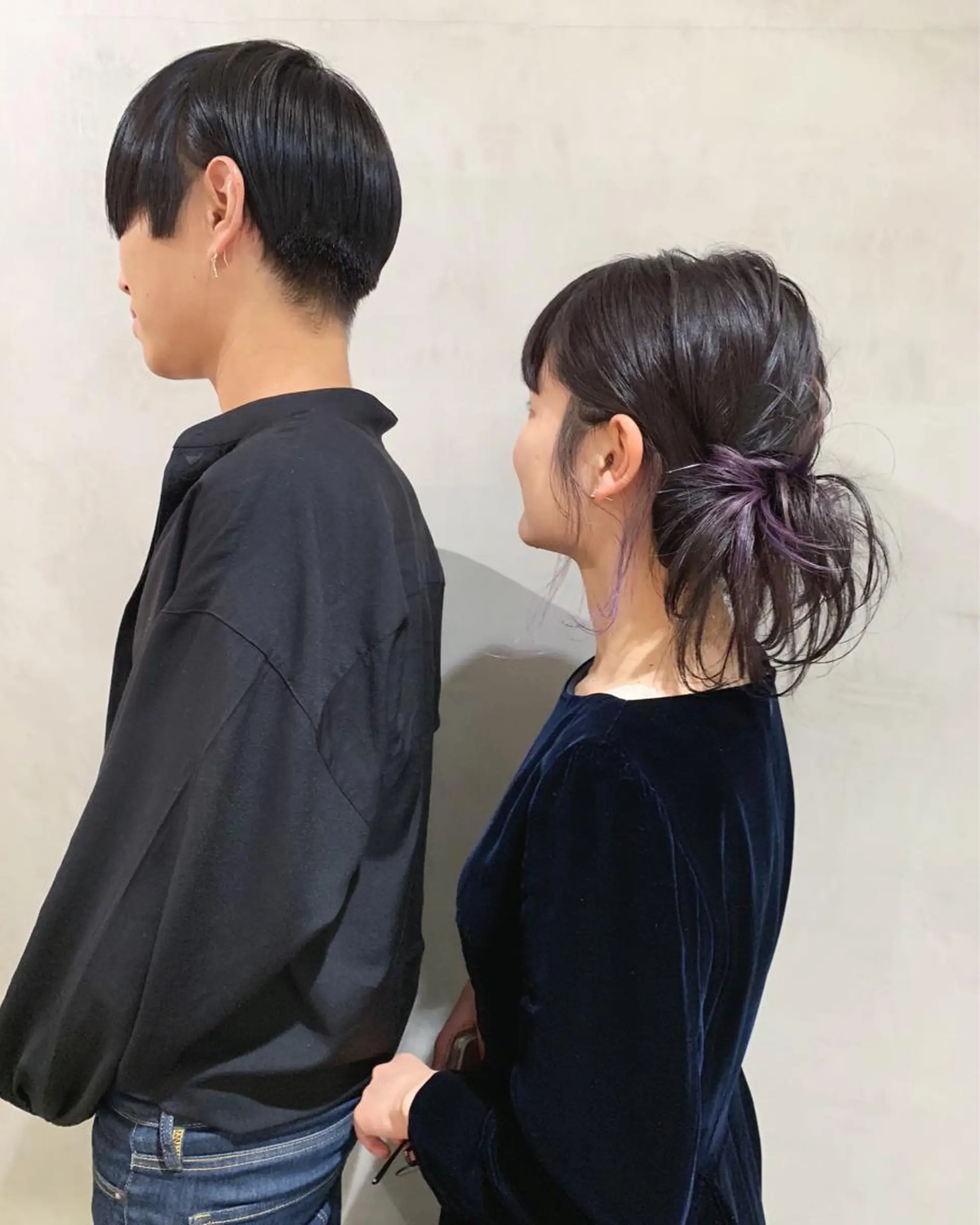ミディアム カラー カット ヘアカラー トリートメント 優 作のヘアスタイル