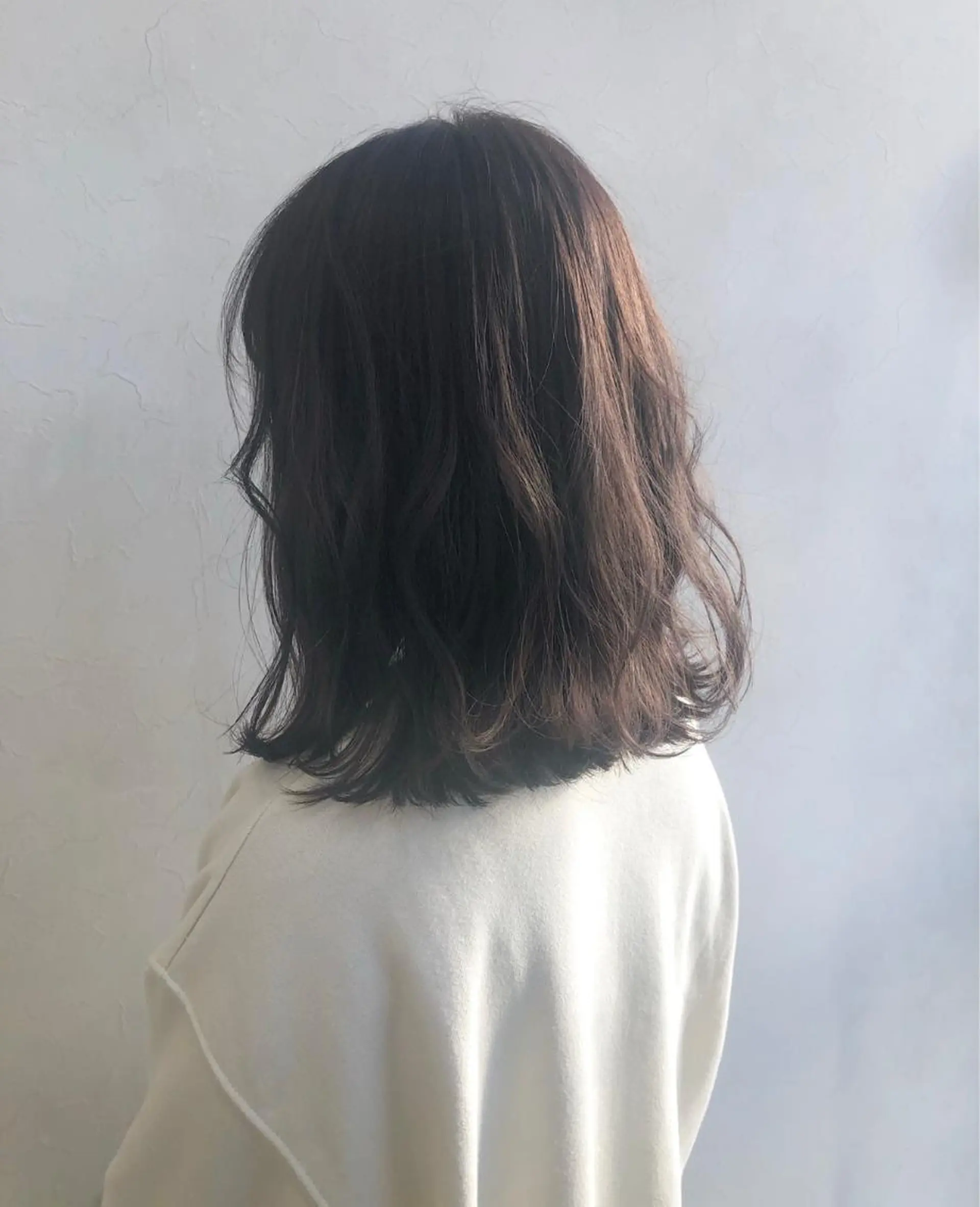 ミディアム カラー nakahara madokaのヘアスタイル