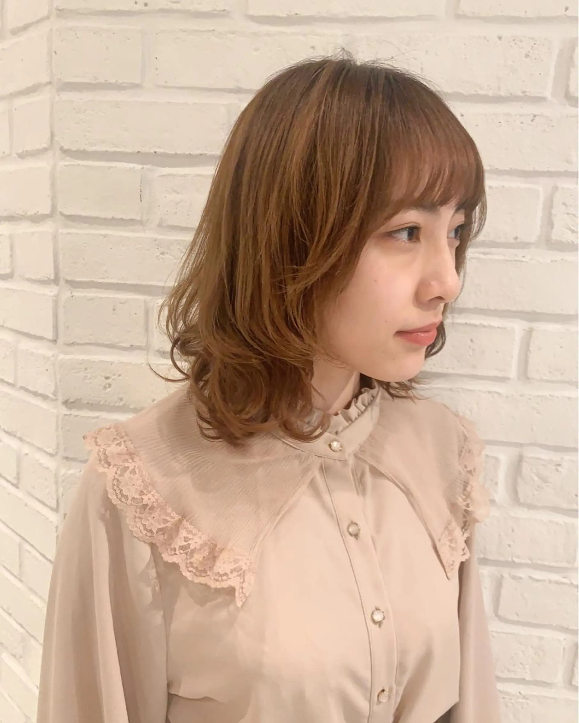 ミディアム レイヤーカット ❣️髪質改善特化❣️ カモアオイのヘアスタイル