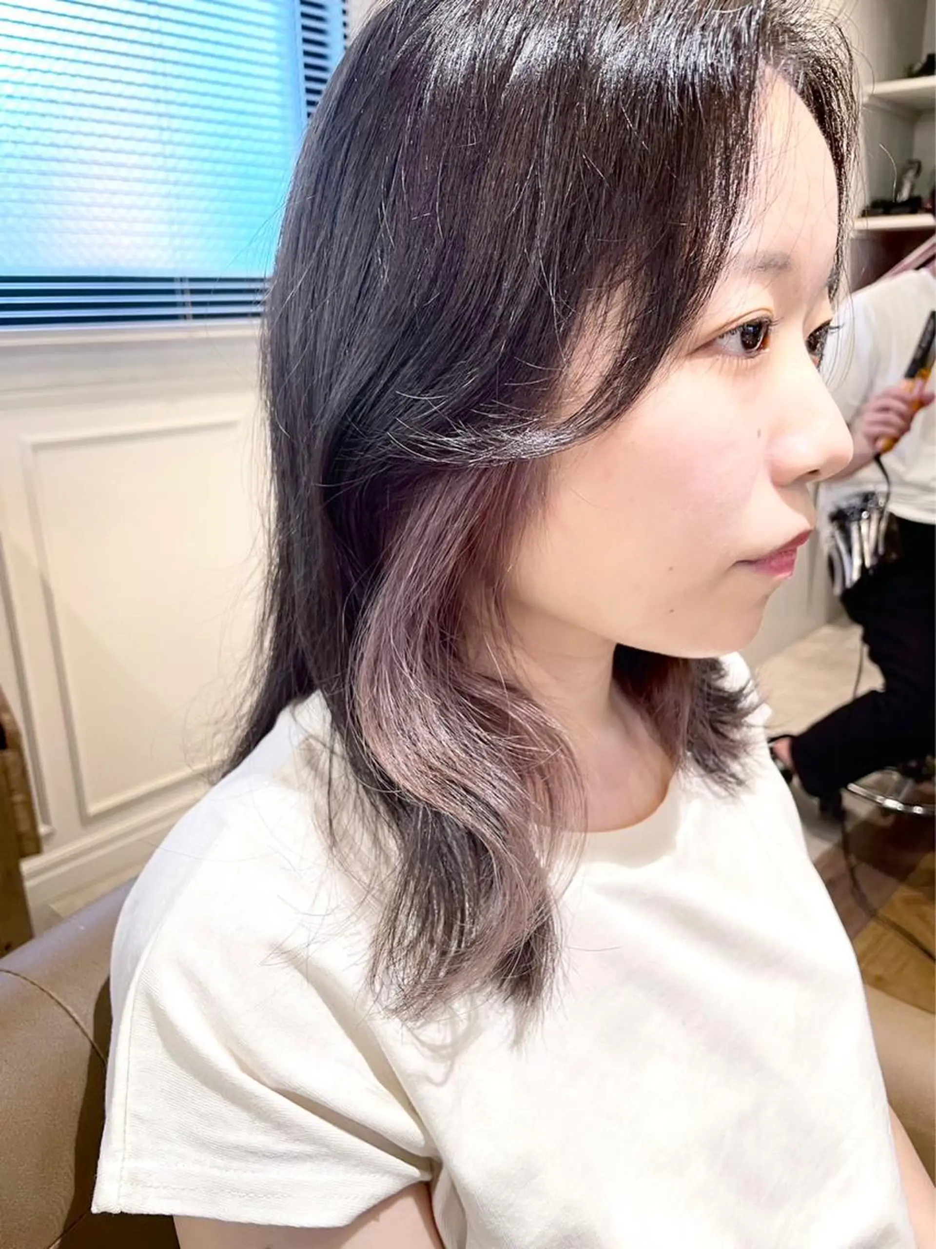 ミディアム カラー ヘアカラー トリートメント 🍬きょん カラーモデル募集🍬のヘアスタイル