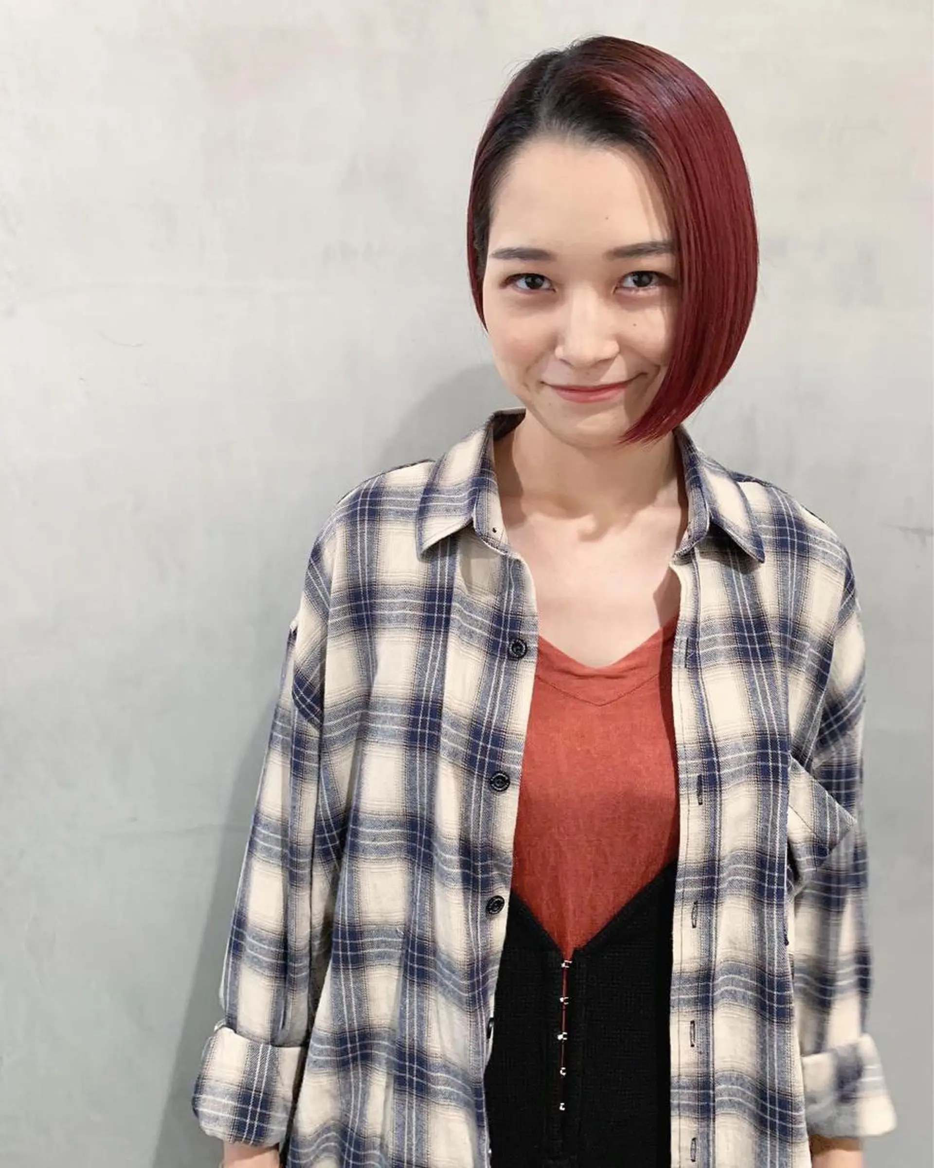 ショート カラー カット ヘアカラー トリートメント 優 作のヘアスタイル