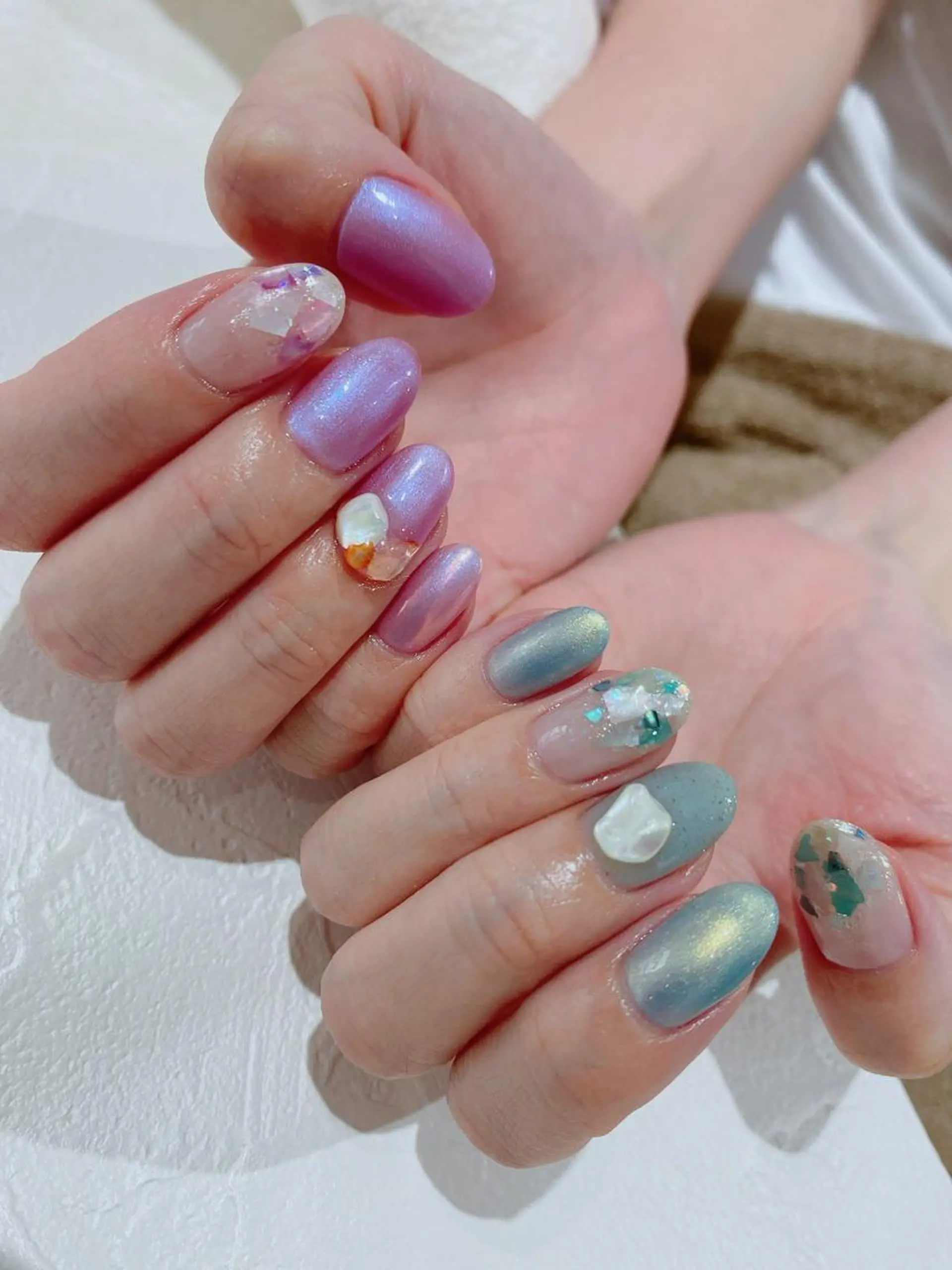 ミディアム ハンドネイル Nail R💫 naoのネイルデザイン